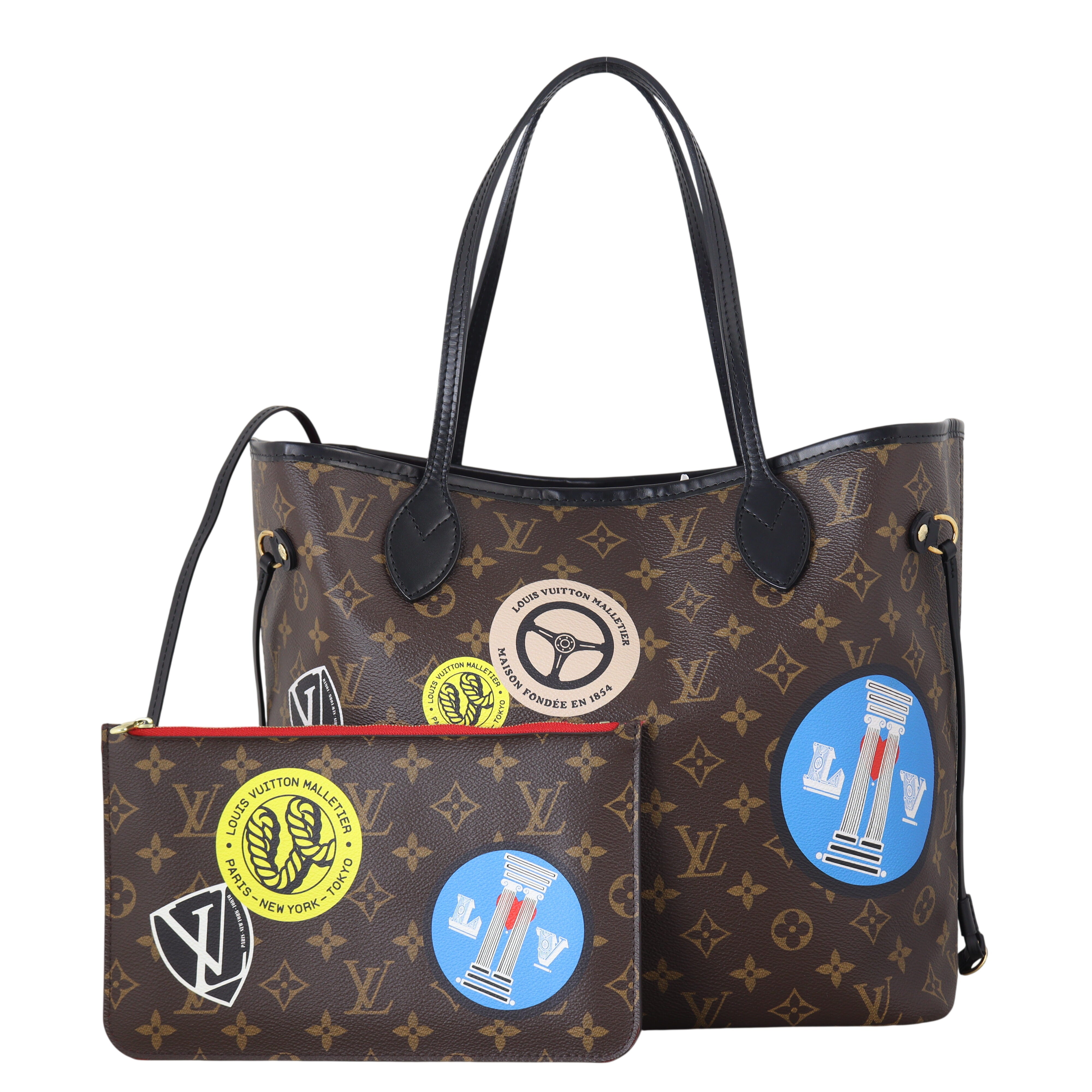 Louis Vuitton Neverfull MM Monogram World Tour