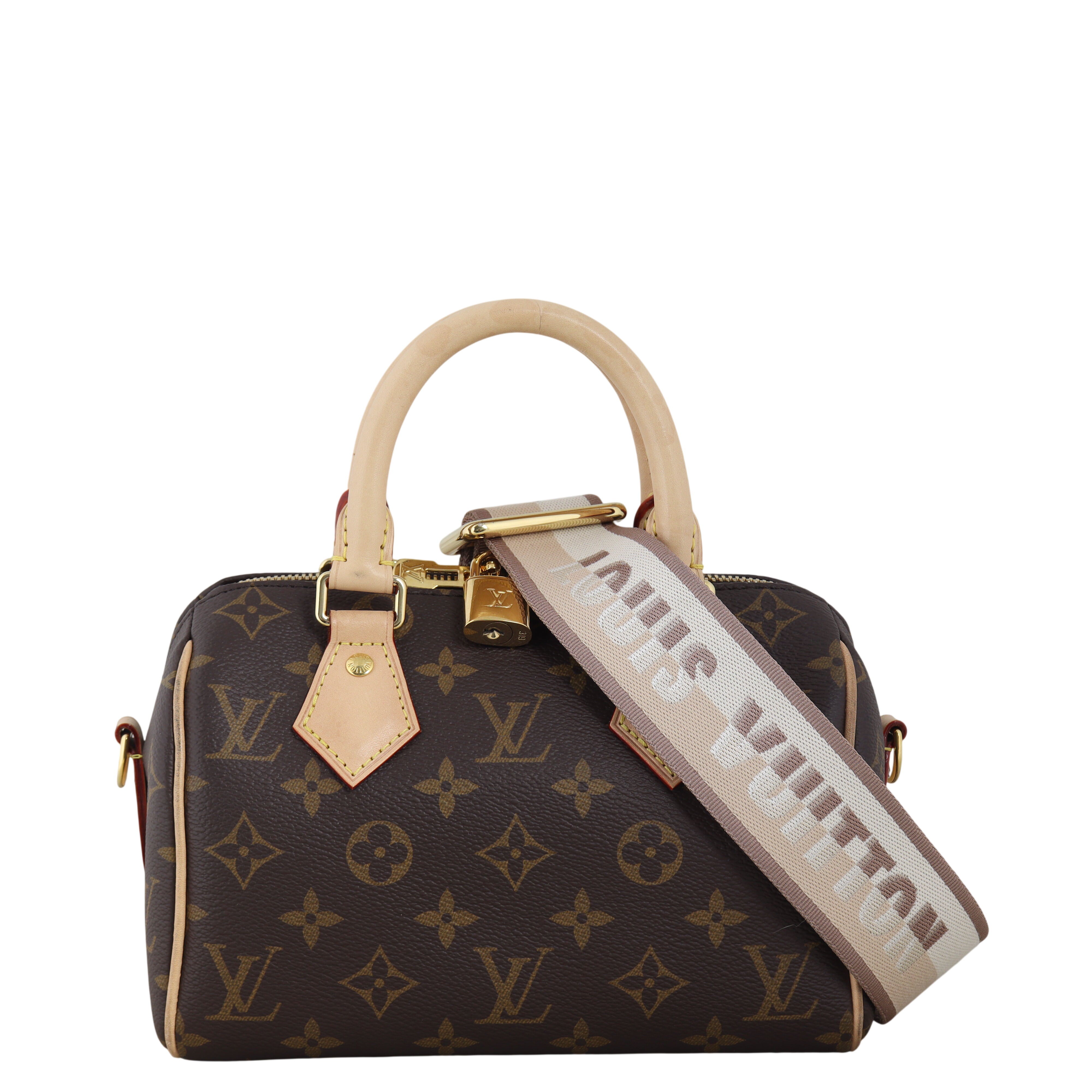 Louis Vuitton Speedy 20 Bandouliere Monogram with Embroidered Strap