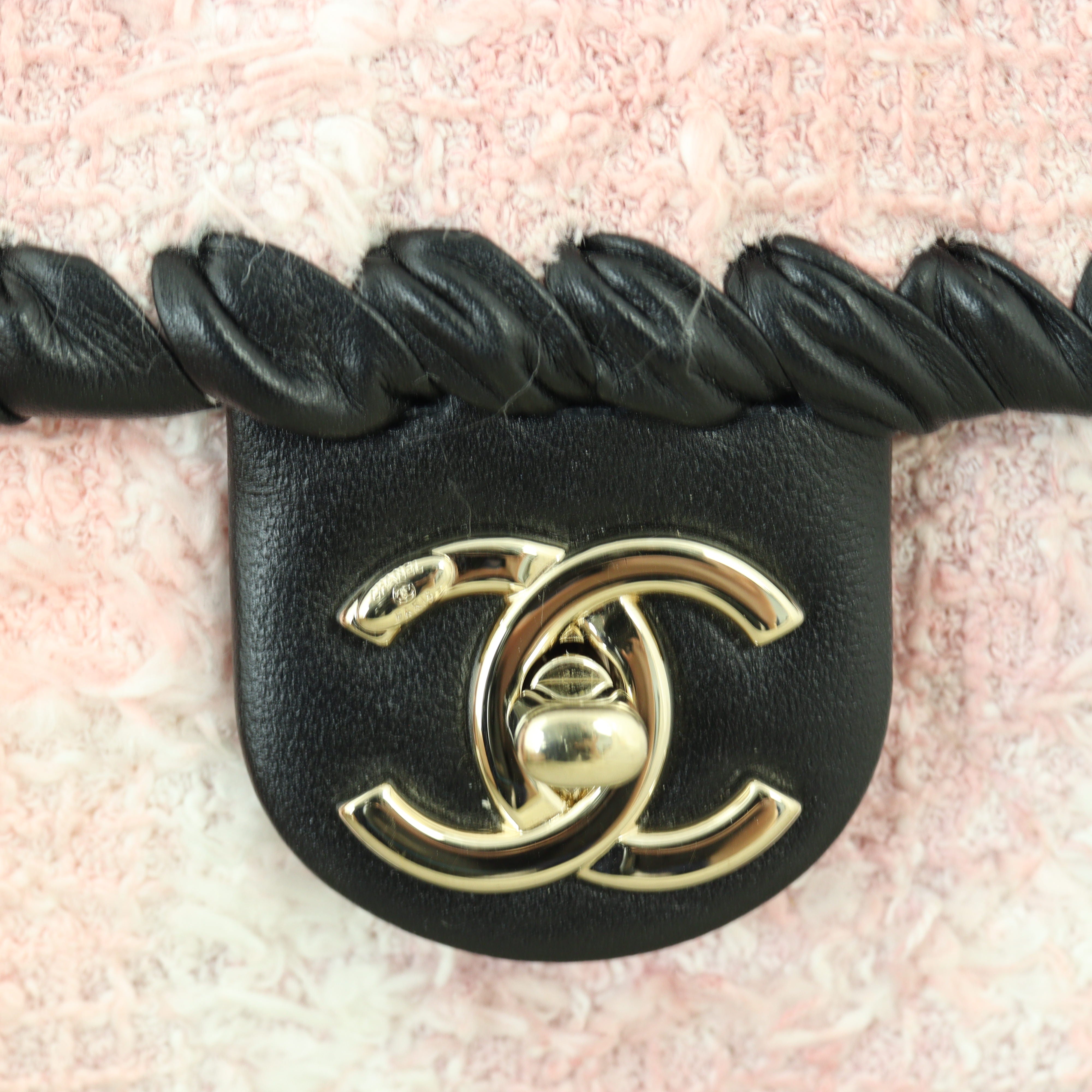 Chanel My Own Frame Flap Bag Mini Tweed