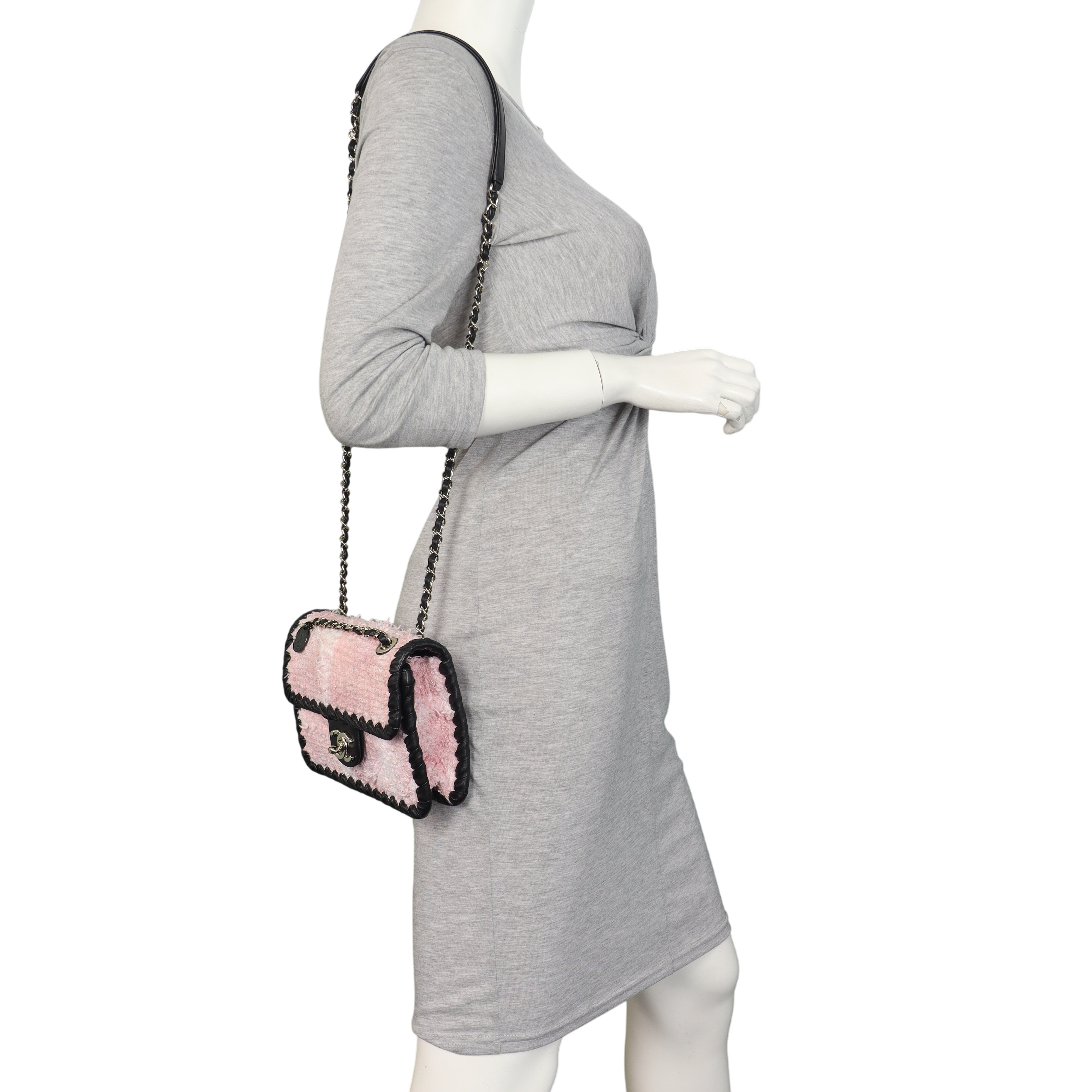 Chanel My Own Frame Flap Bag Mini Tweed