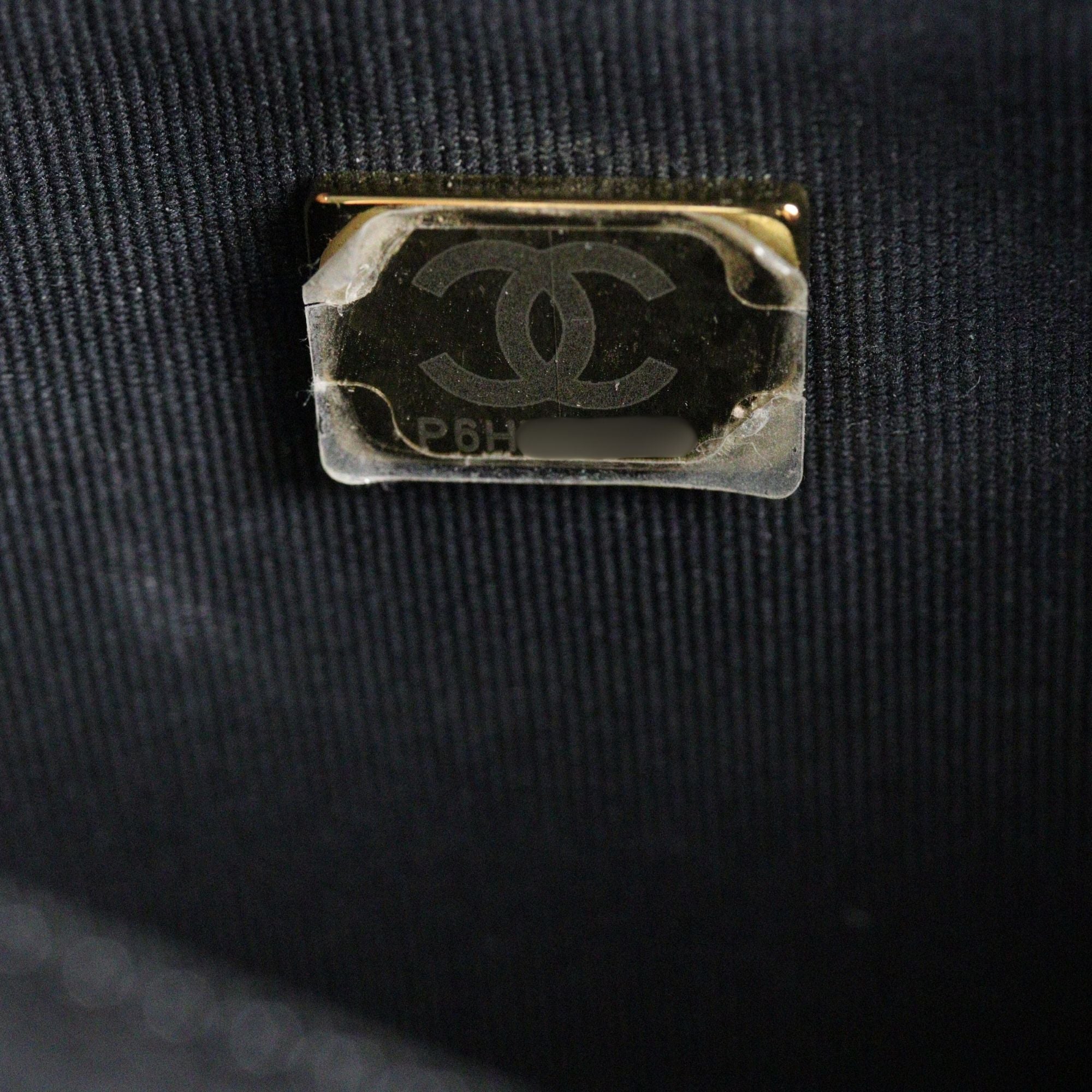 Chanel Logo Top Handle Wallet on Chain