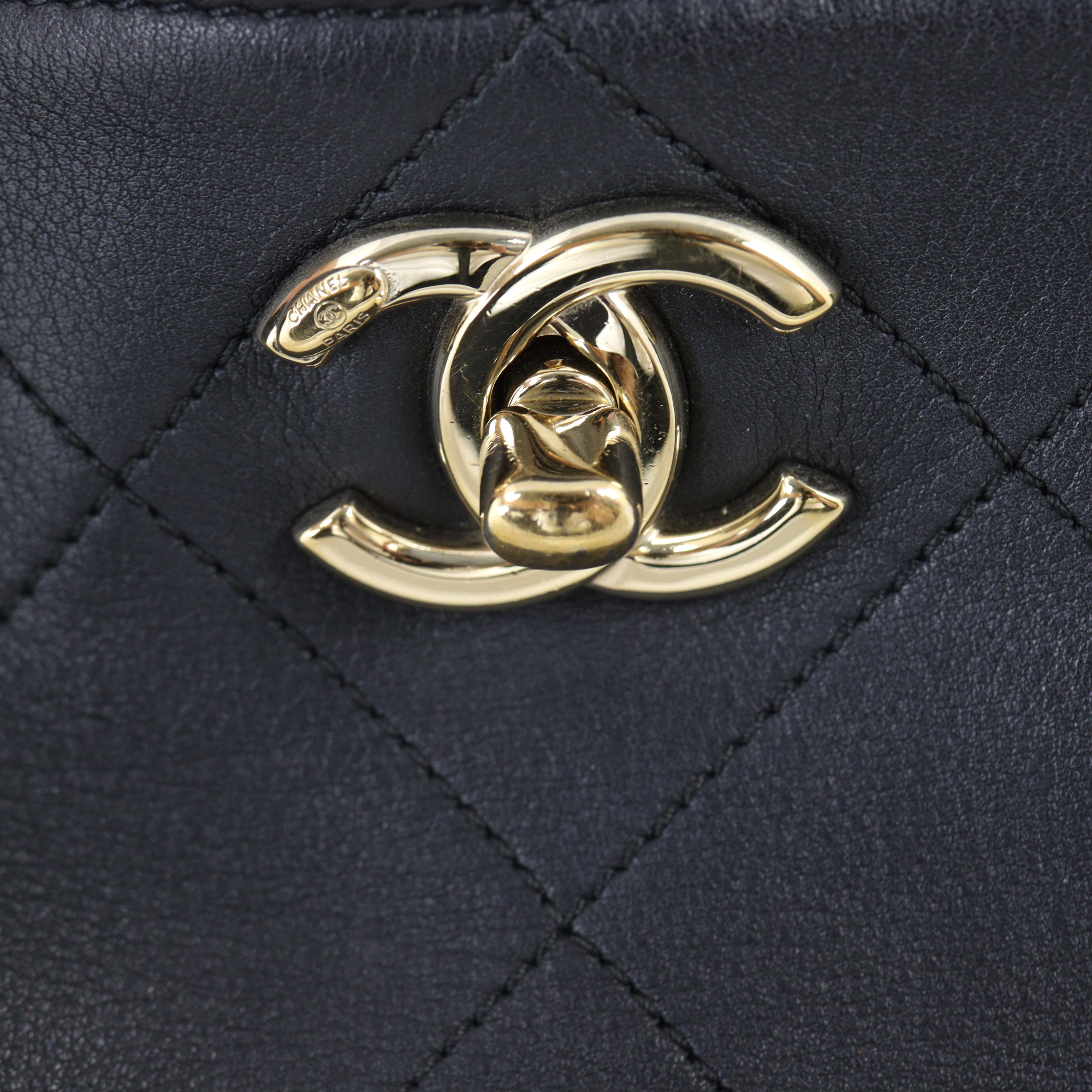 Chanel CC Side Stripes Hobo