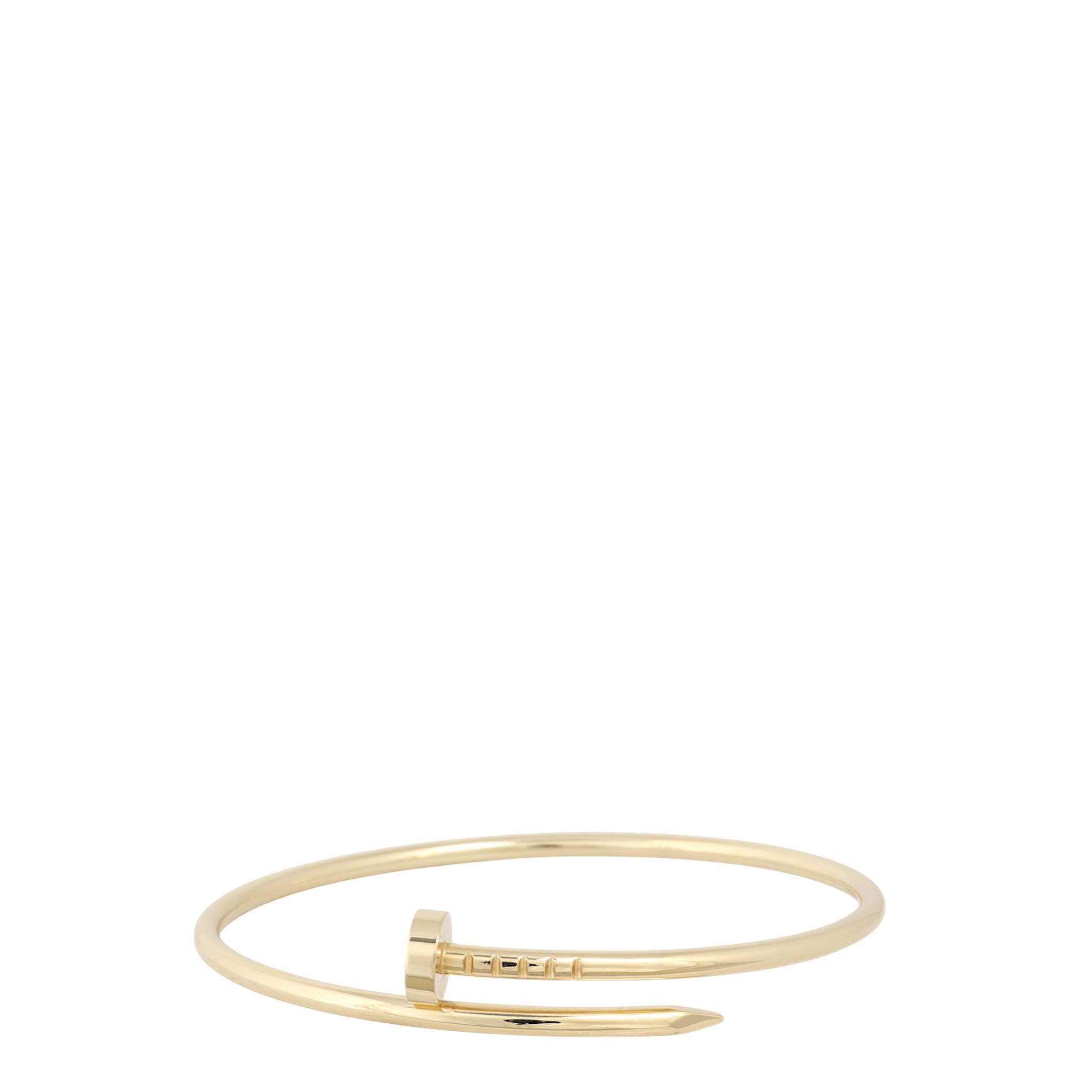 Cartier Juste un Clou Bracelet Small 18k Yellow Gold