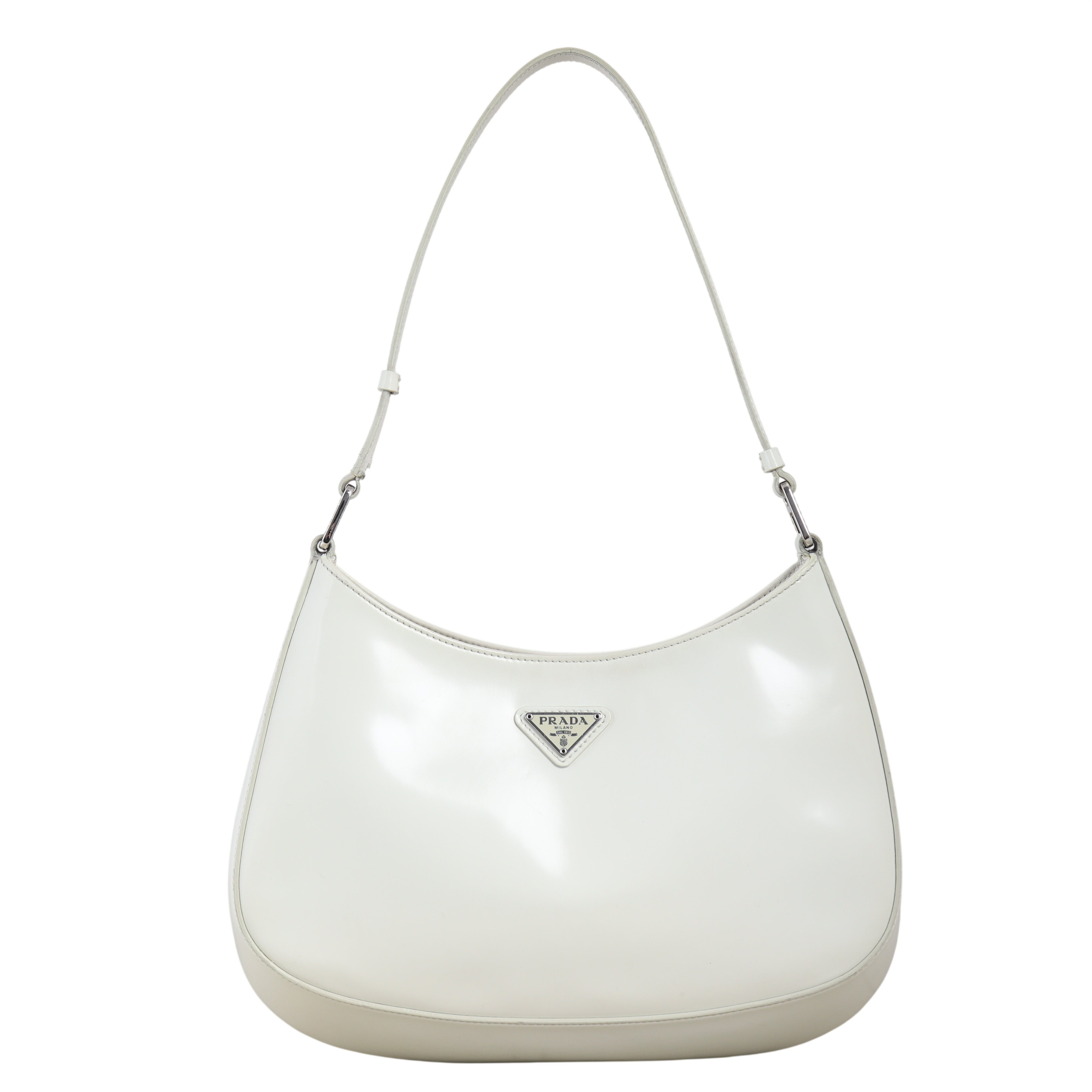 Prada Cleo Shoulder Bag Brushed Leather