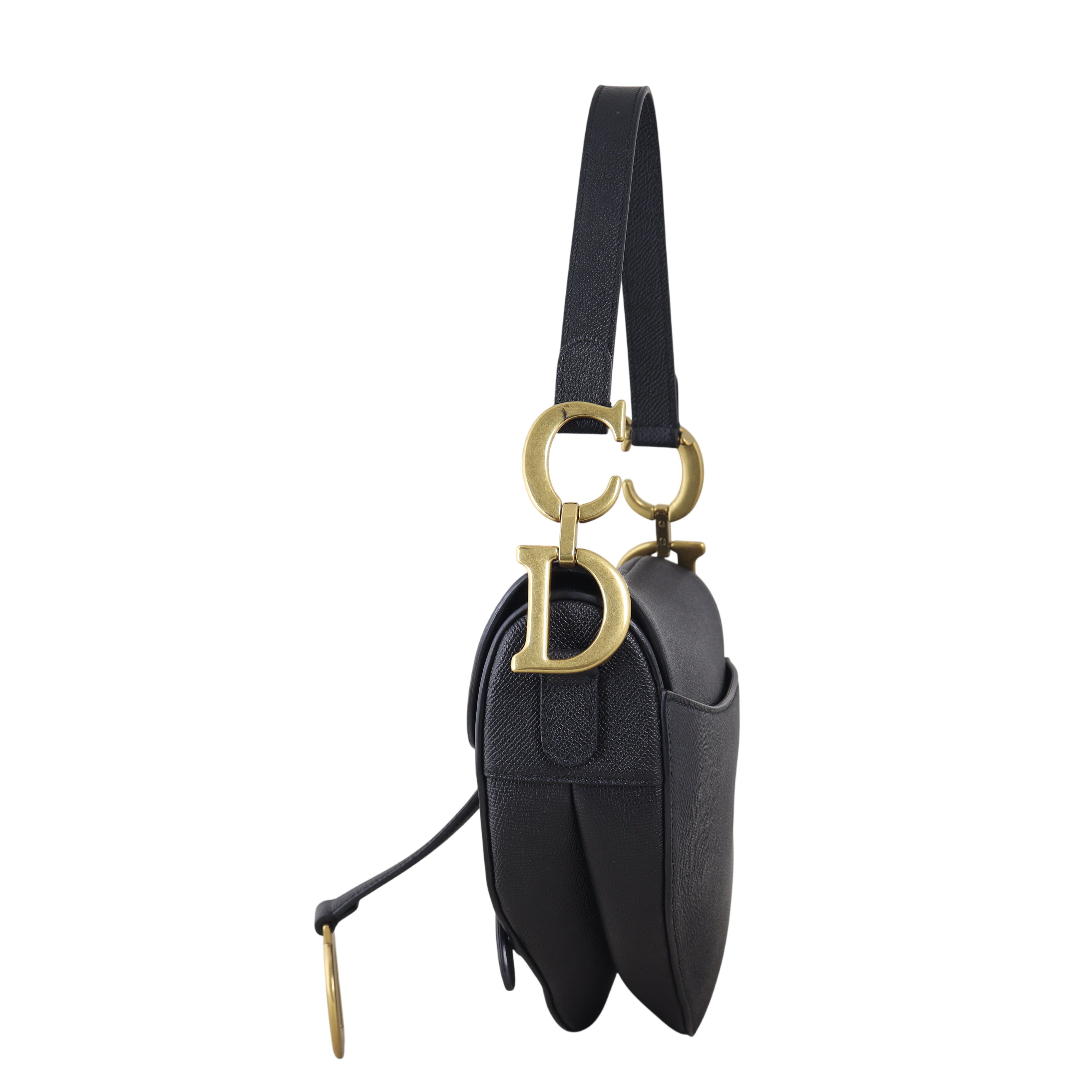 Dior Saddle Bag with Embroidered Strap