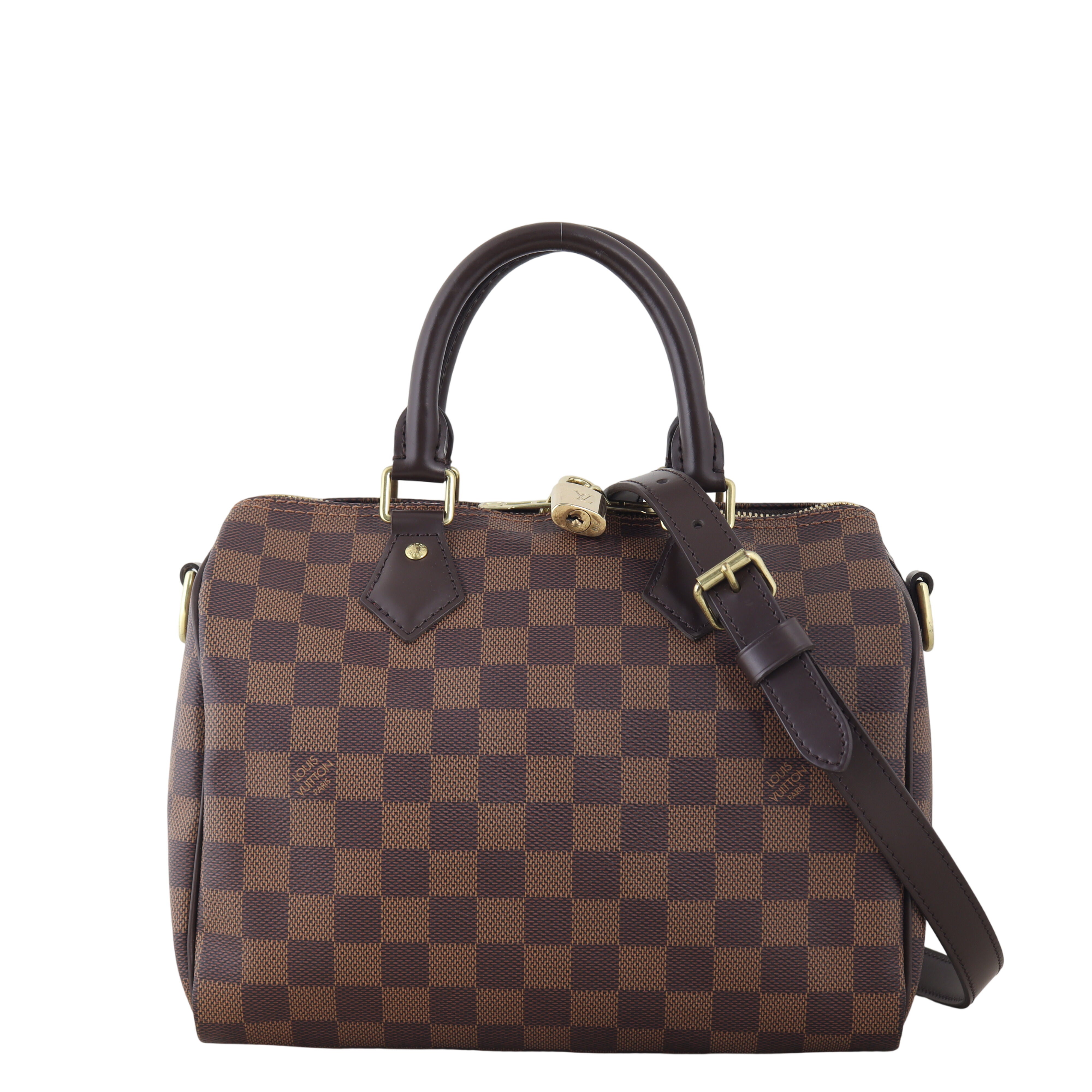 Louis Vuitton Speedy 25 Bandouliere Damier Ebene