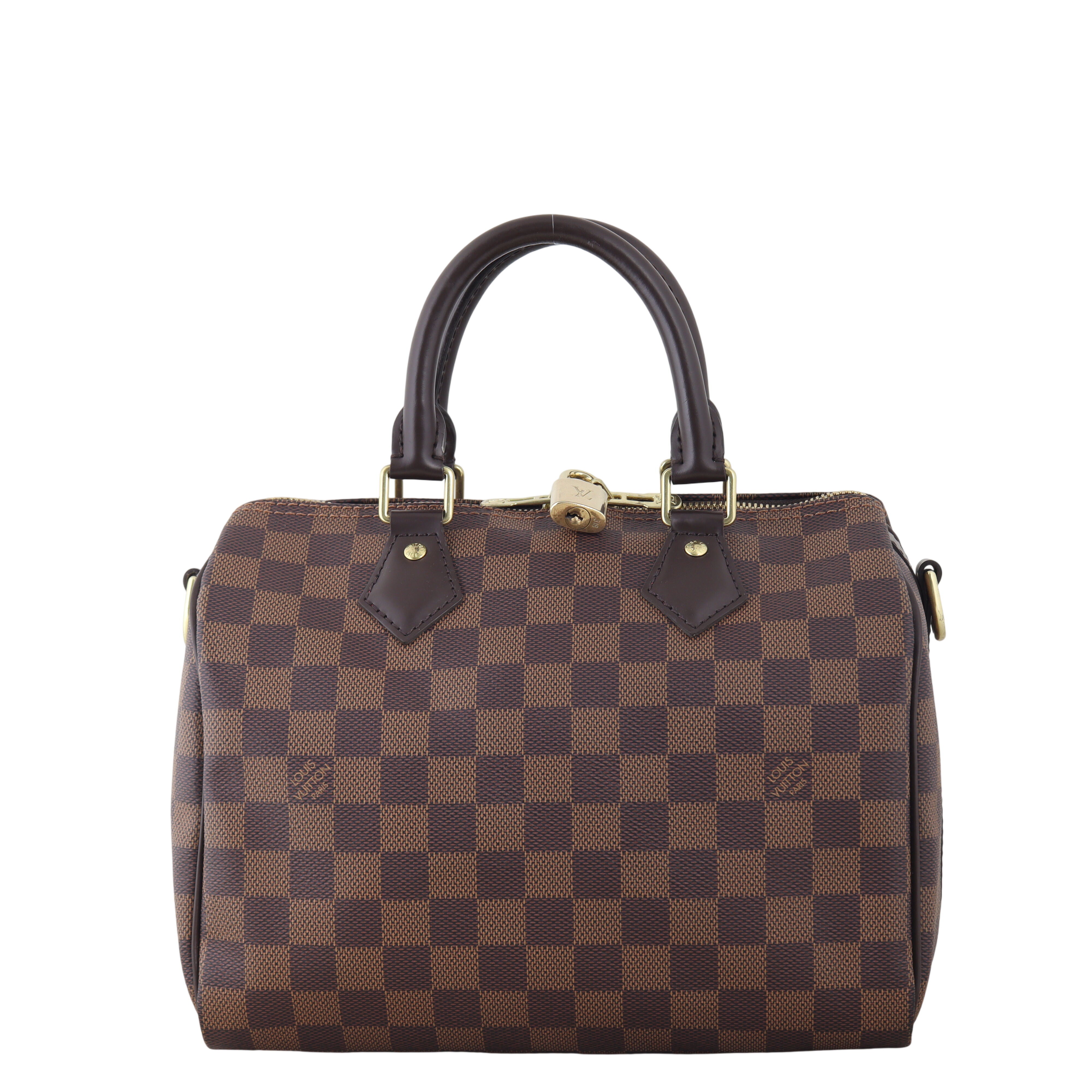 Louis Vuitton Speedy 25 Bandouliere Damier Ebene