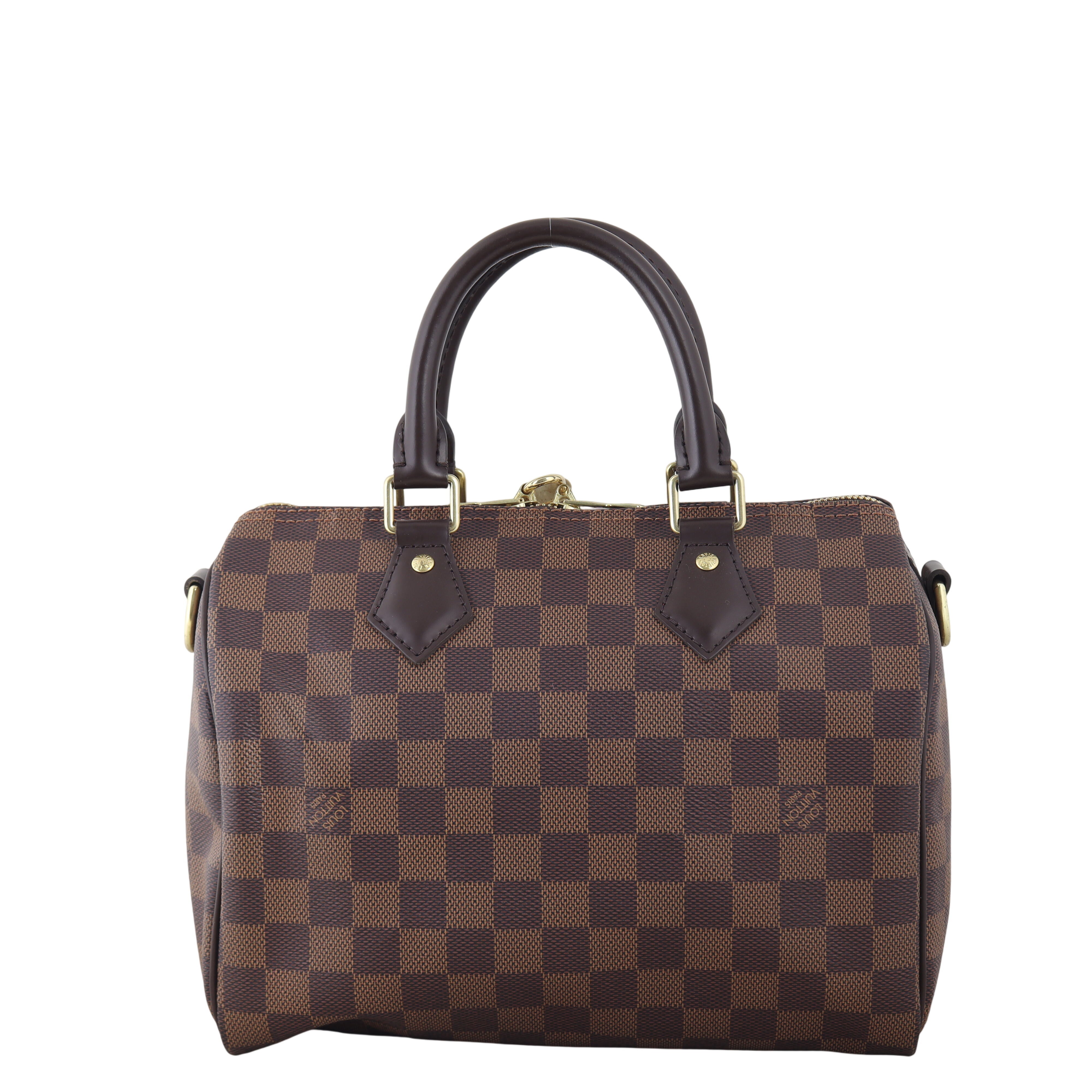 Louis Vuitton Speedy 25 Bandouliere Damier Ebene