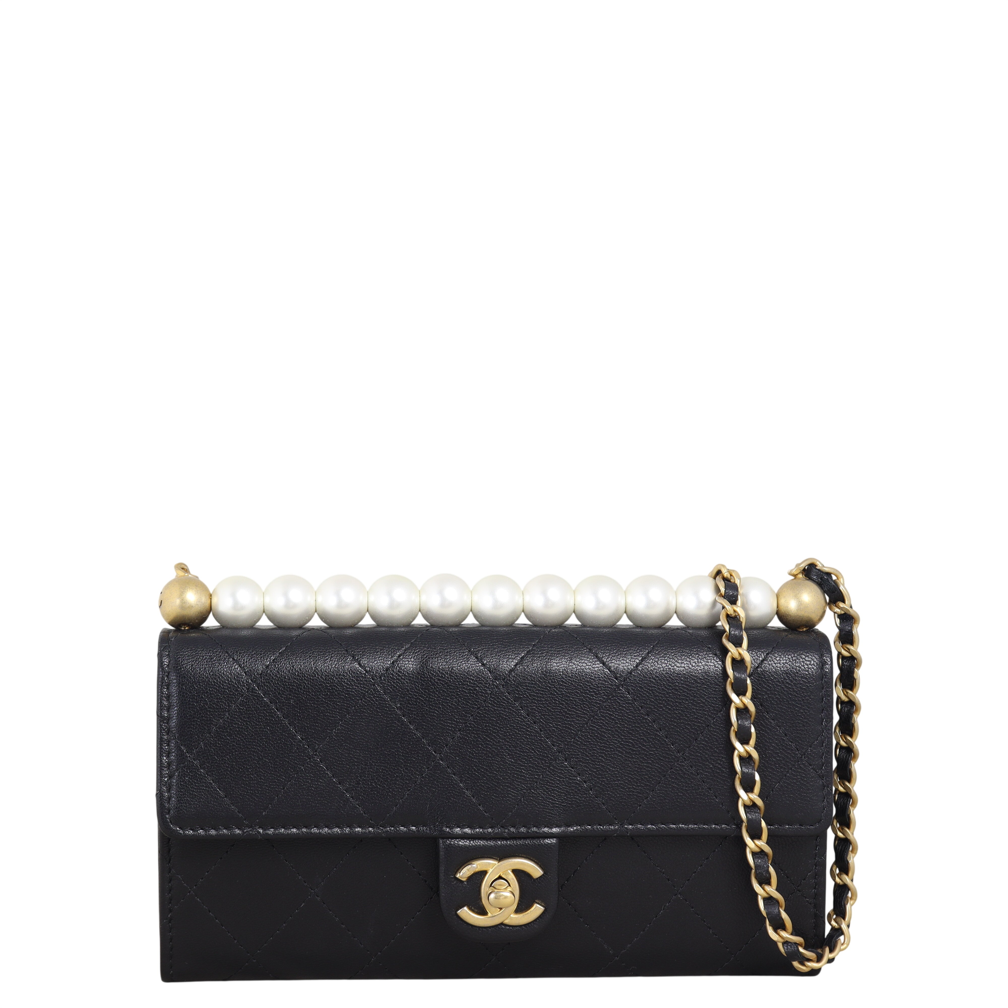Chanel Chic Pearls Long Wallet on Chain