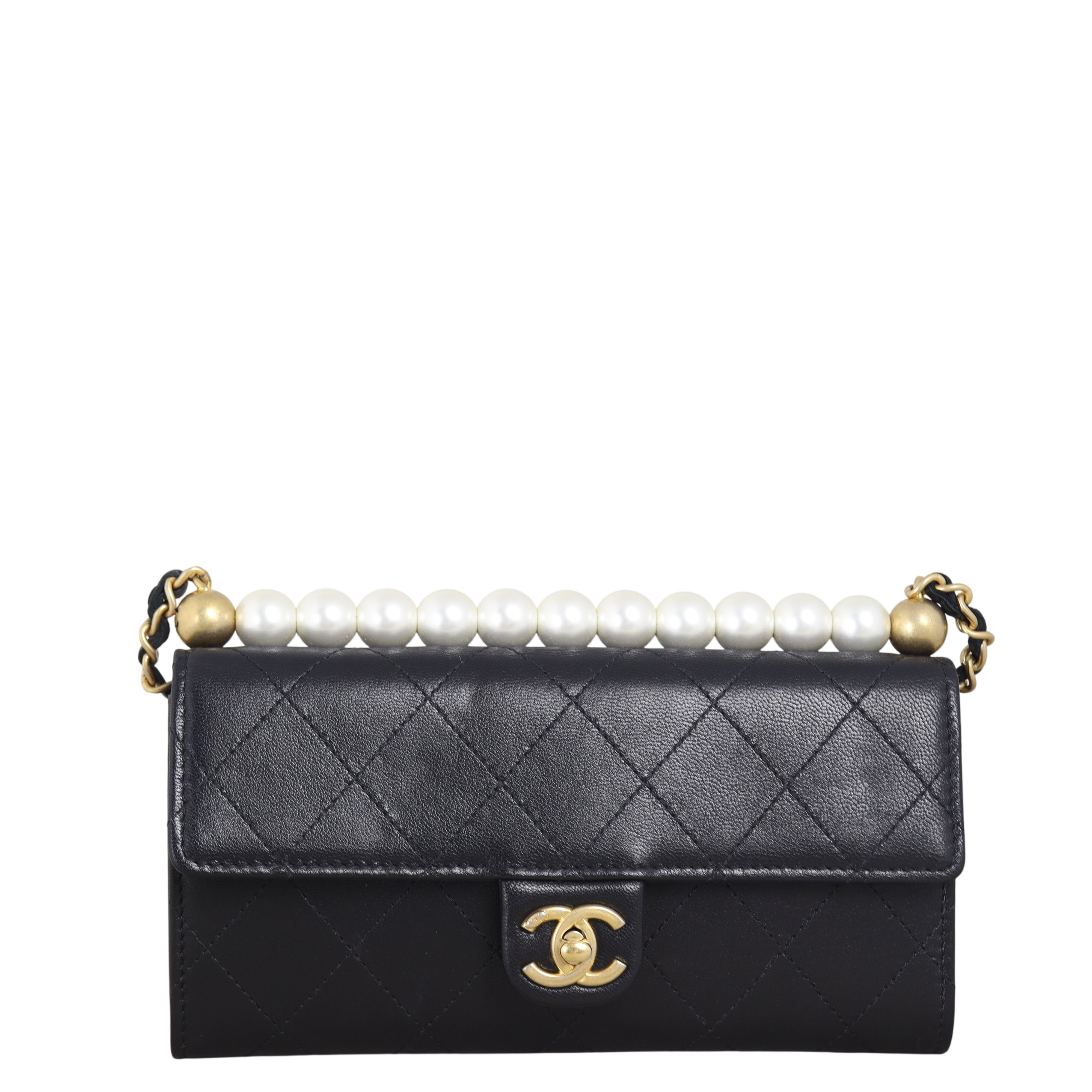 Chanel Chic Pearls Long Wallet on Chain