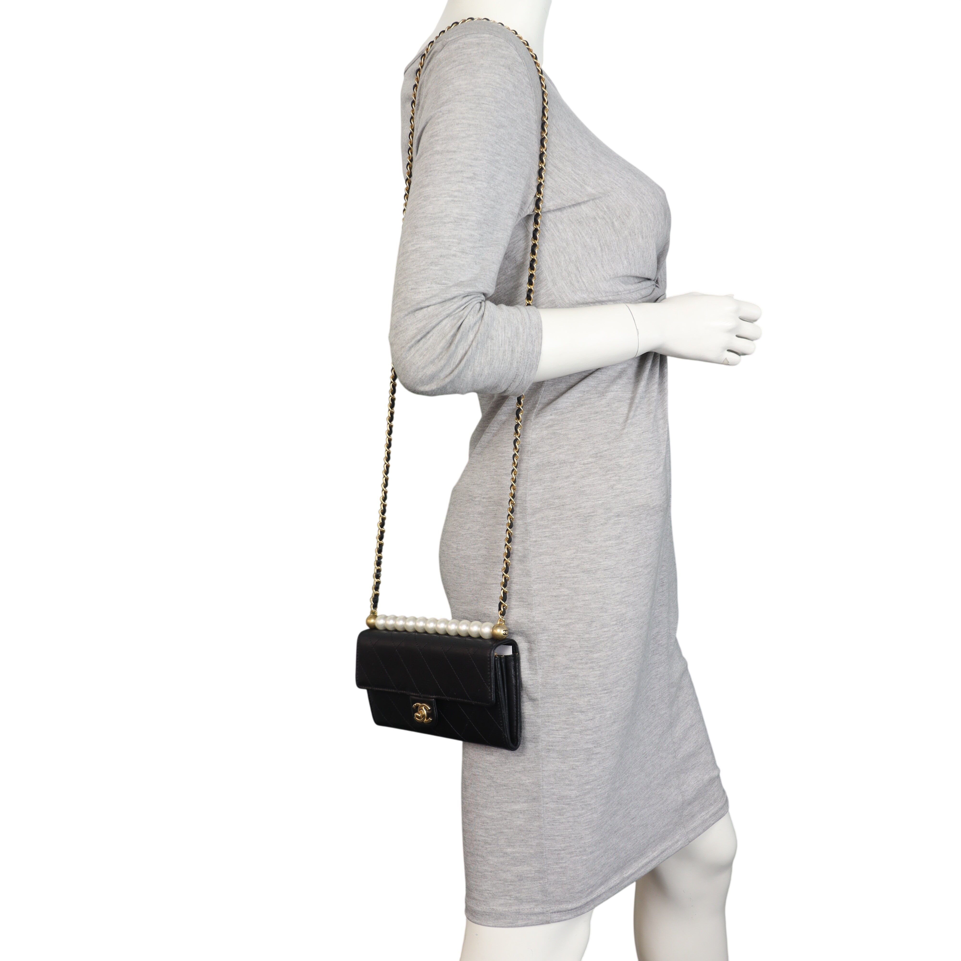 Chanel Chic Pearls Long Wallet on Chain