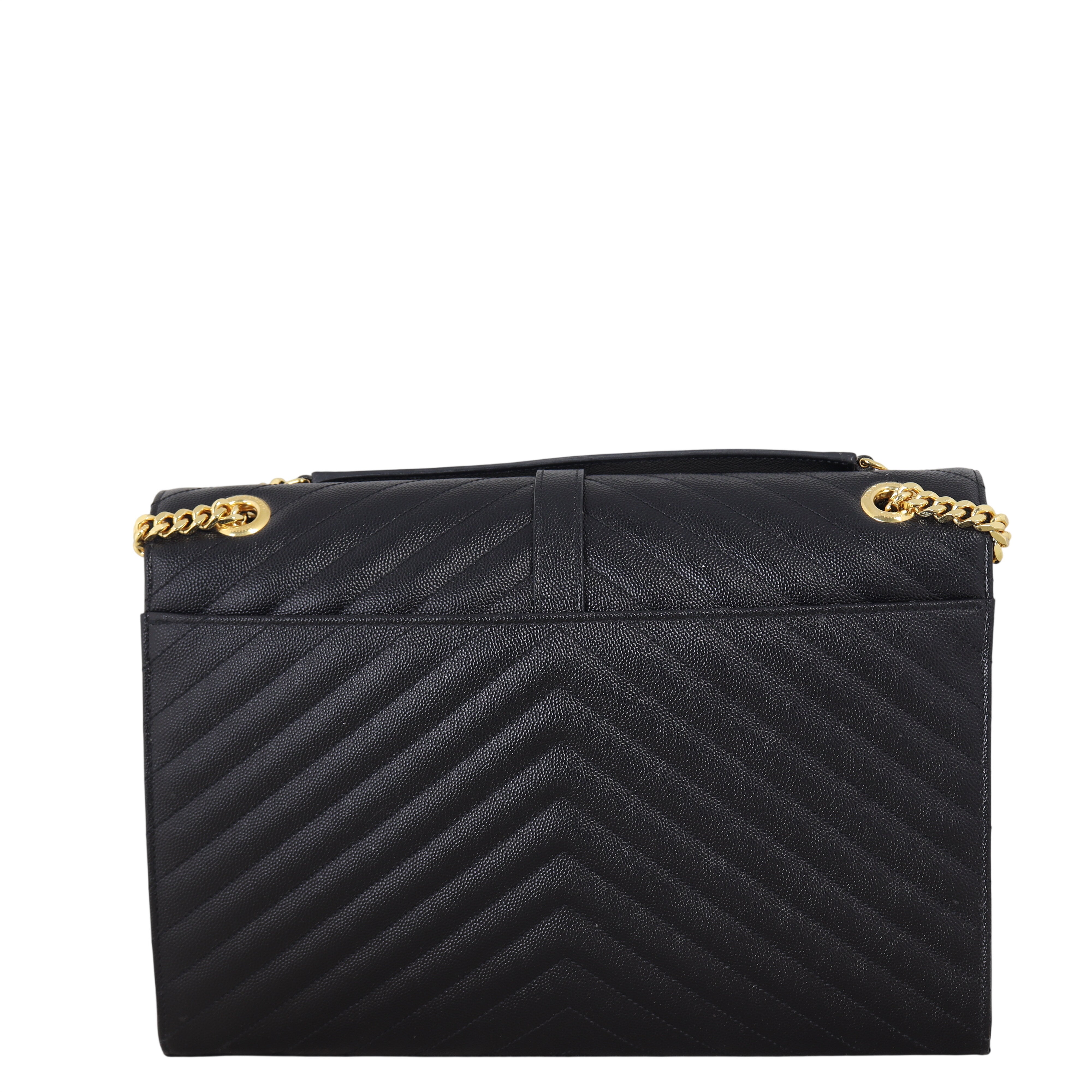 Saint Laurent Matelasse Envelope Large Bag