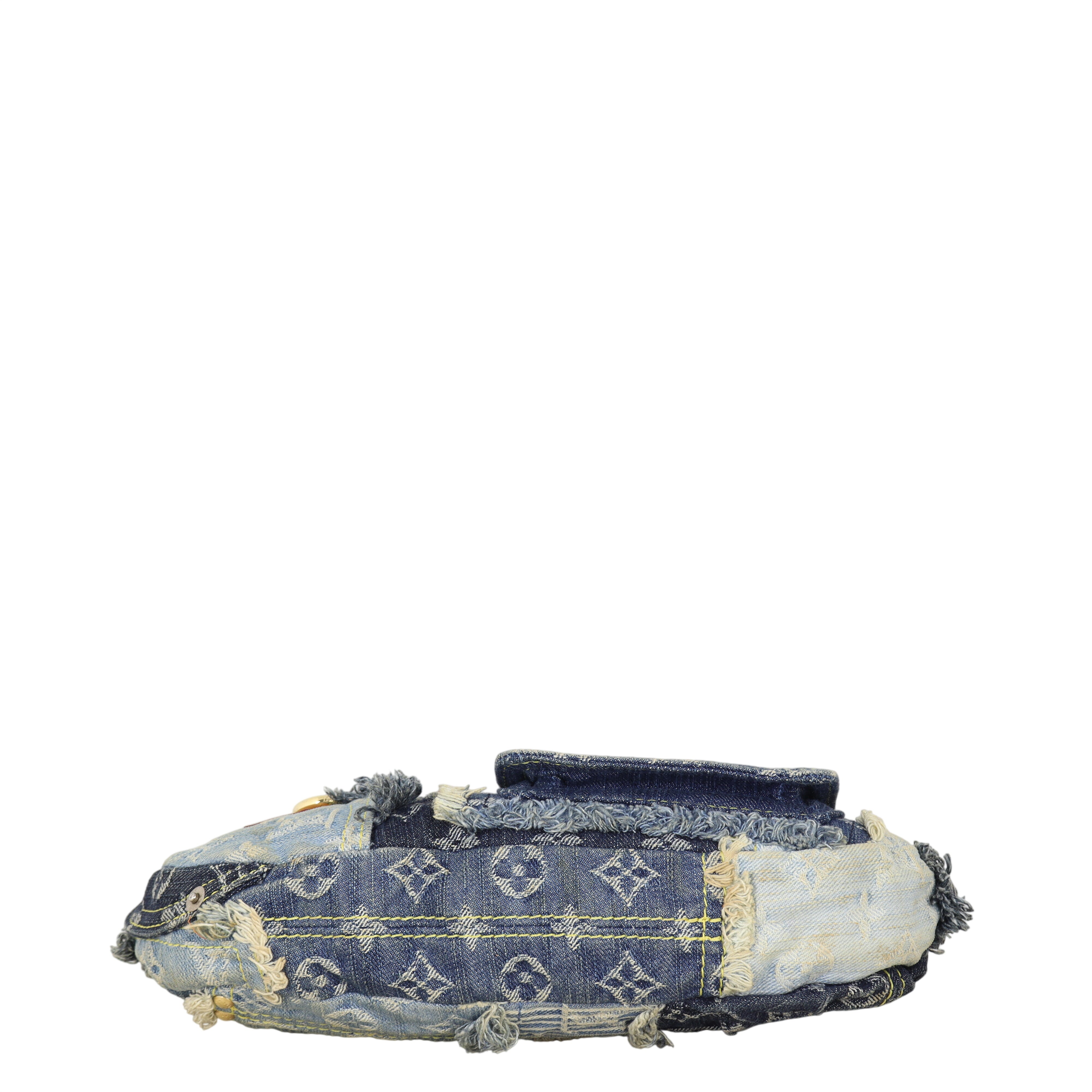 Louis Vuitton Pouchy Monogram Denim Patchwork