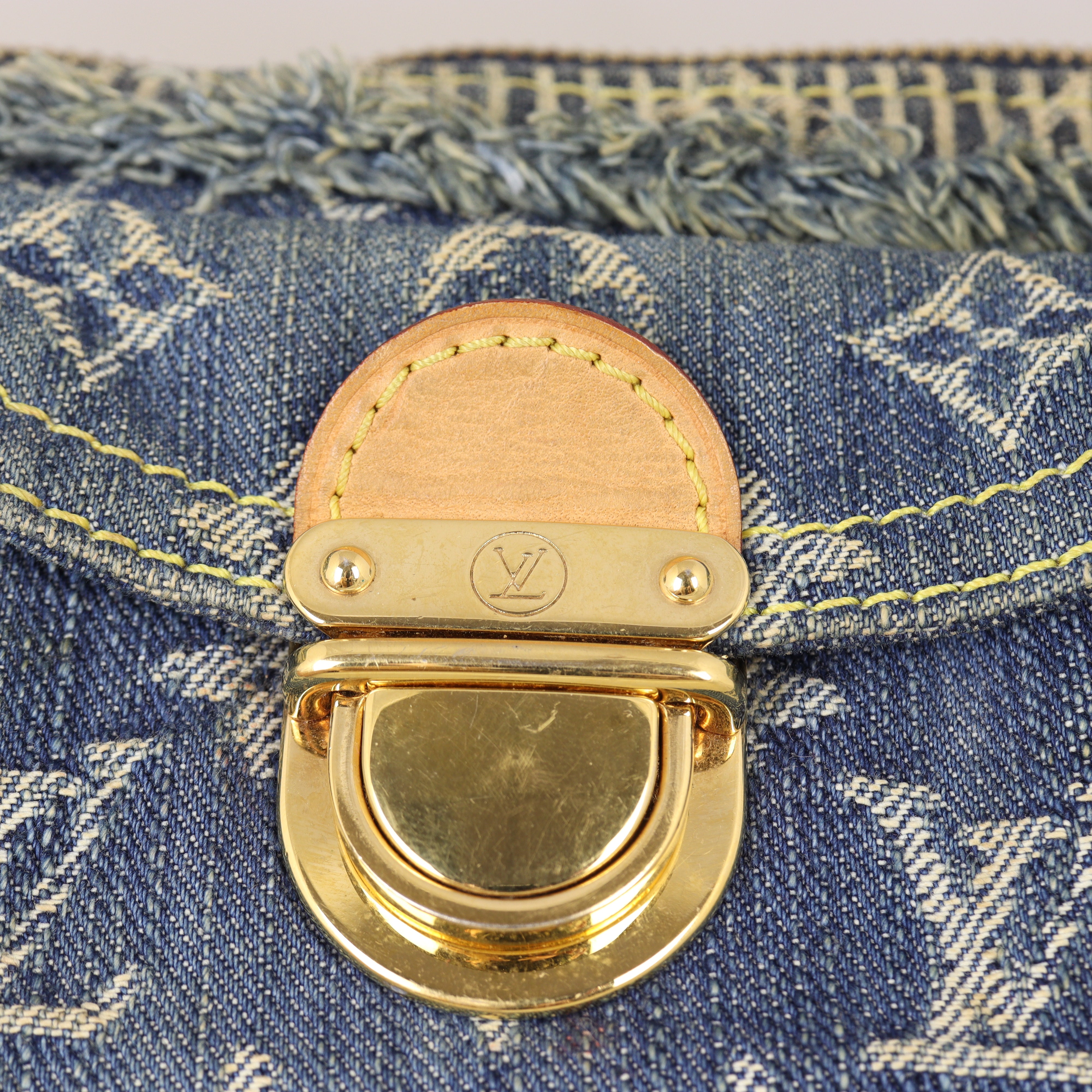 Louis Vuitton Pouchy Monogram Denim Patchwork