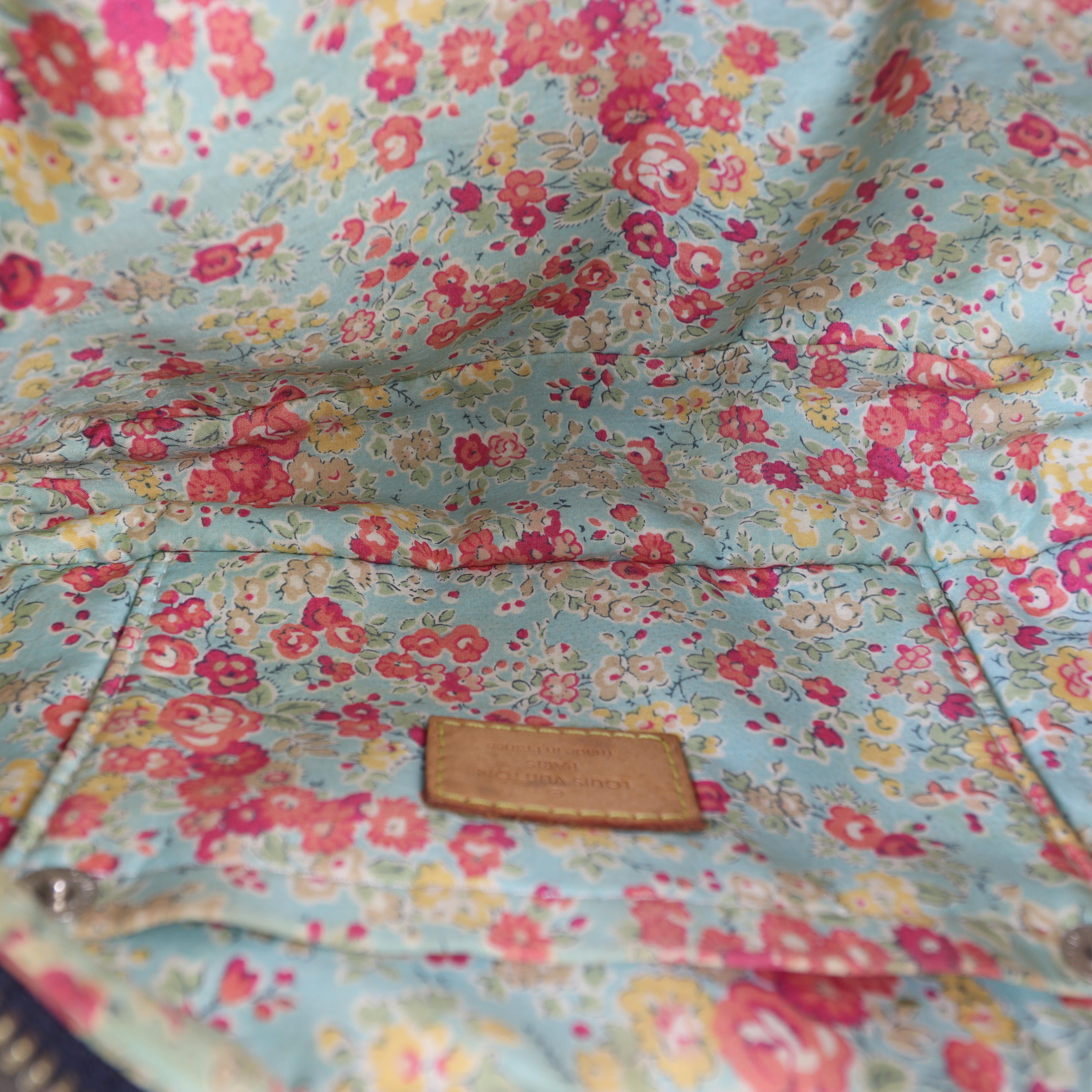 Louis Vuitton Pouchy Monogram Denim Patchwork