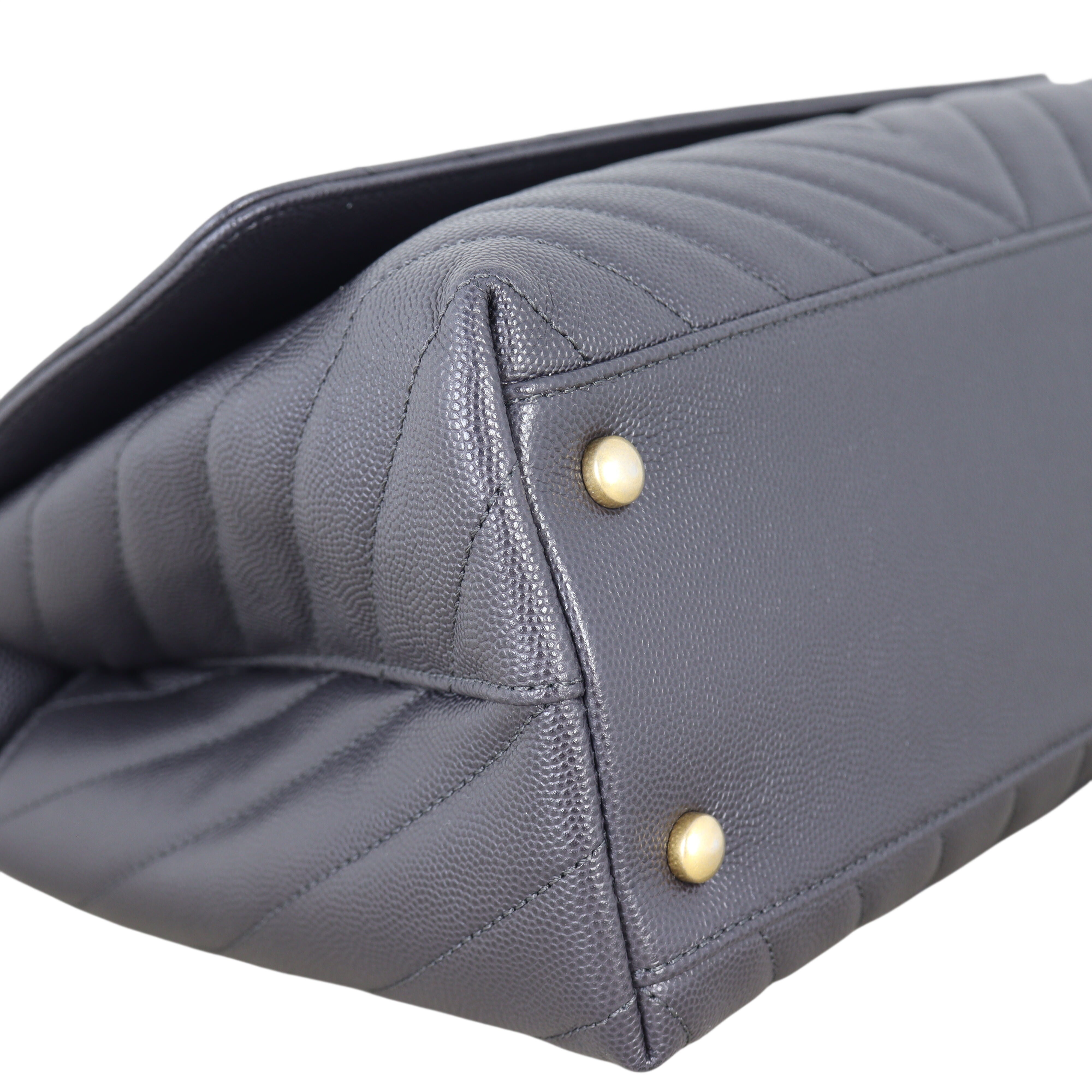 Chanel Coco Top Handle Medium Bag Chevron