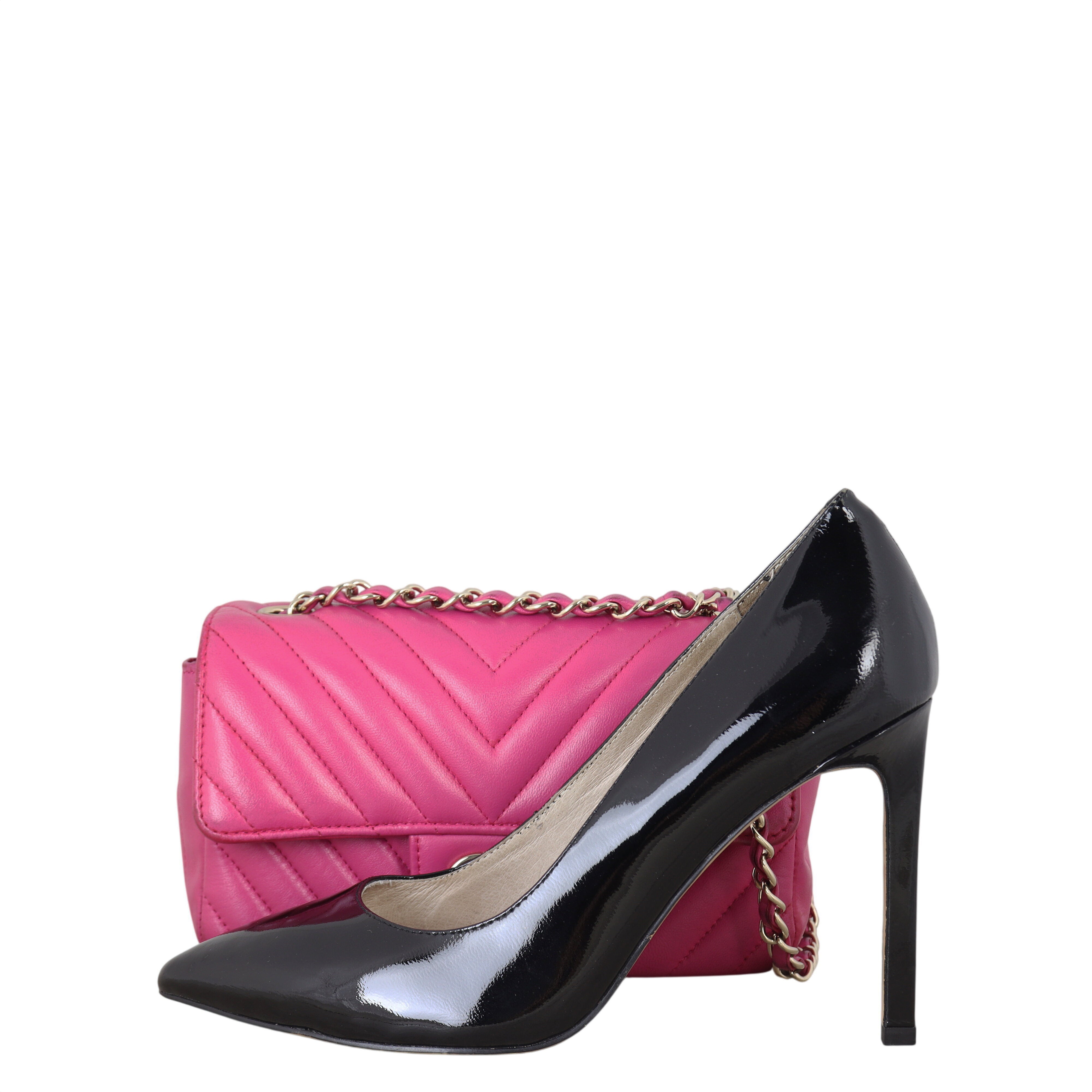 Chanel Classic Flap Mini Rectangular Bag Chevron Lambskin