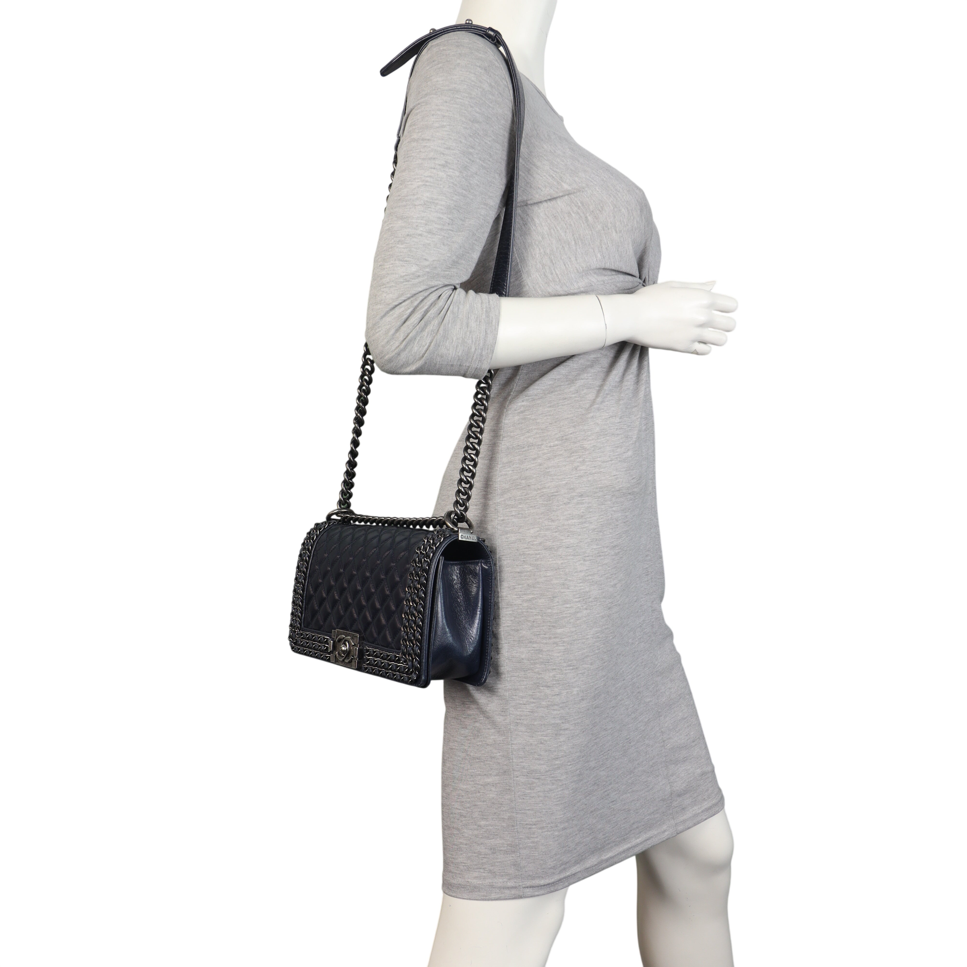 Chanel Boy Old Medium Chain Around