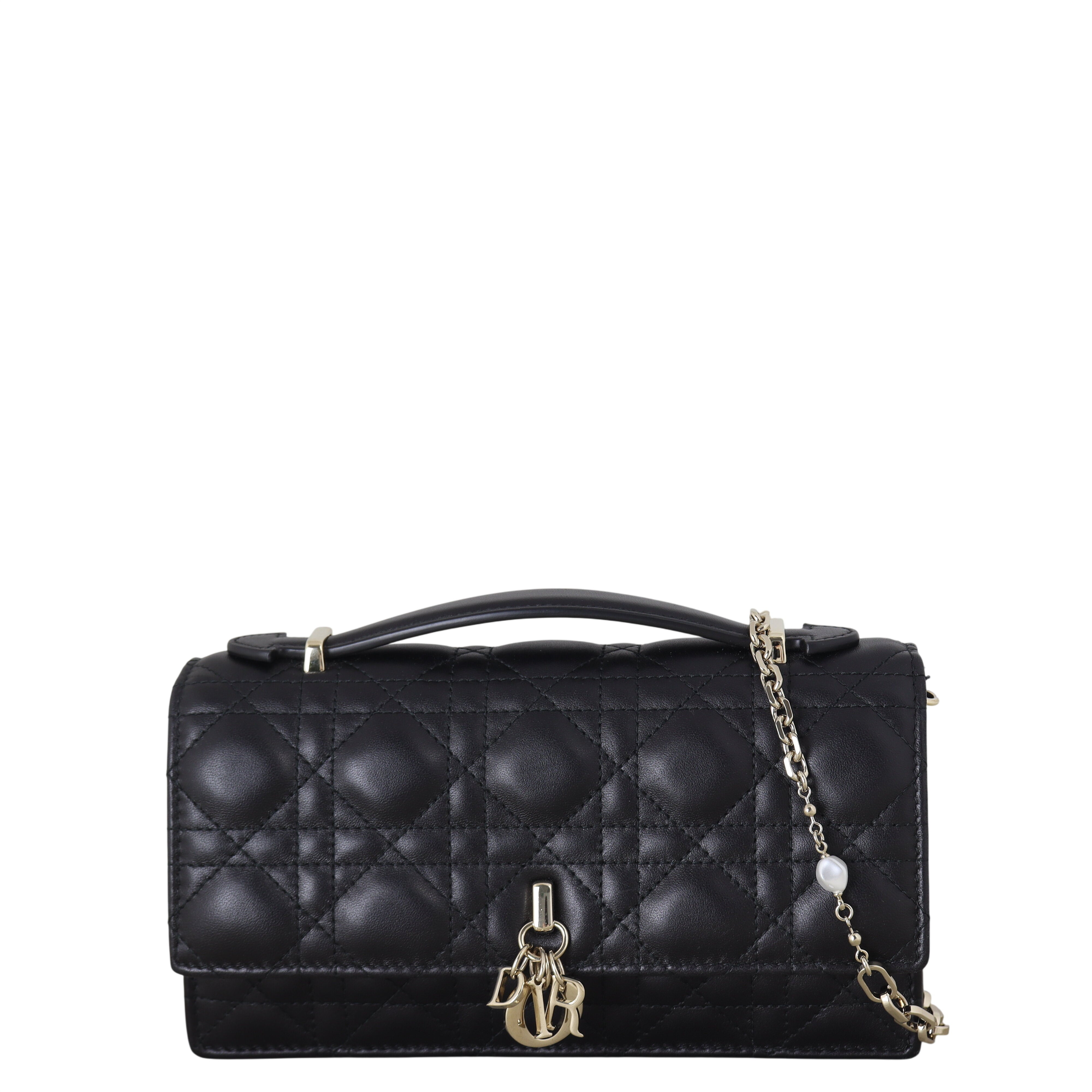 Dior My Dior Top Handle Mini Clutch on Chain