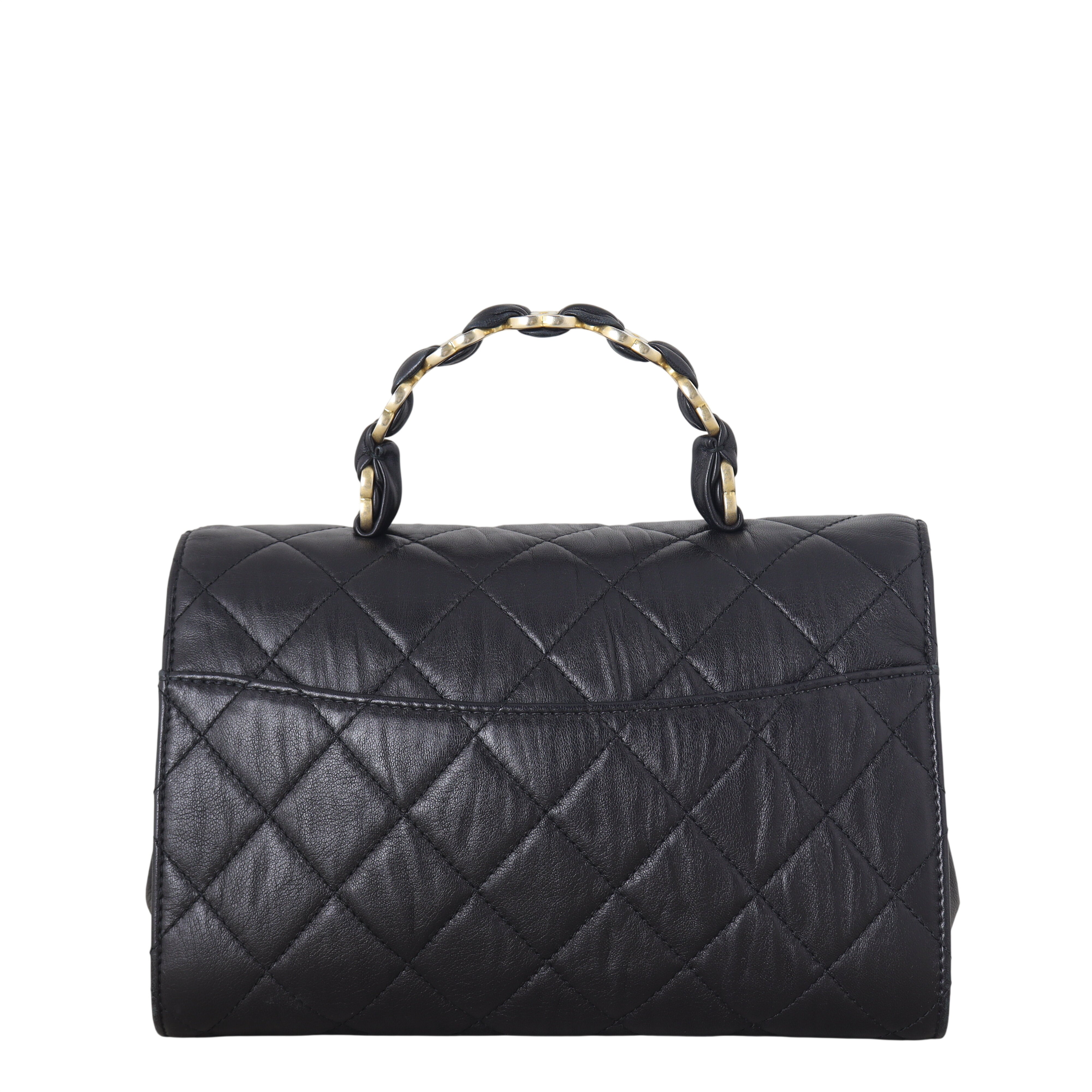 Chanel CC Wrapped Handle Bag Small