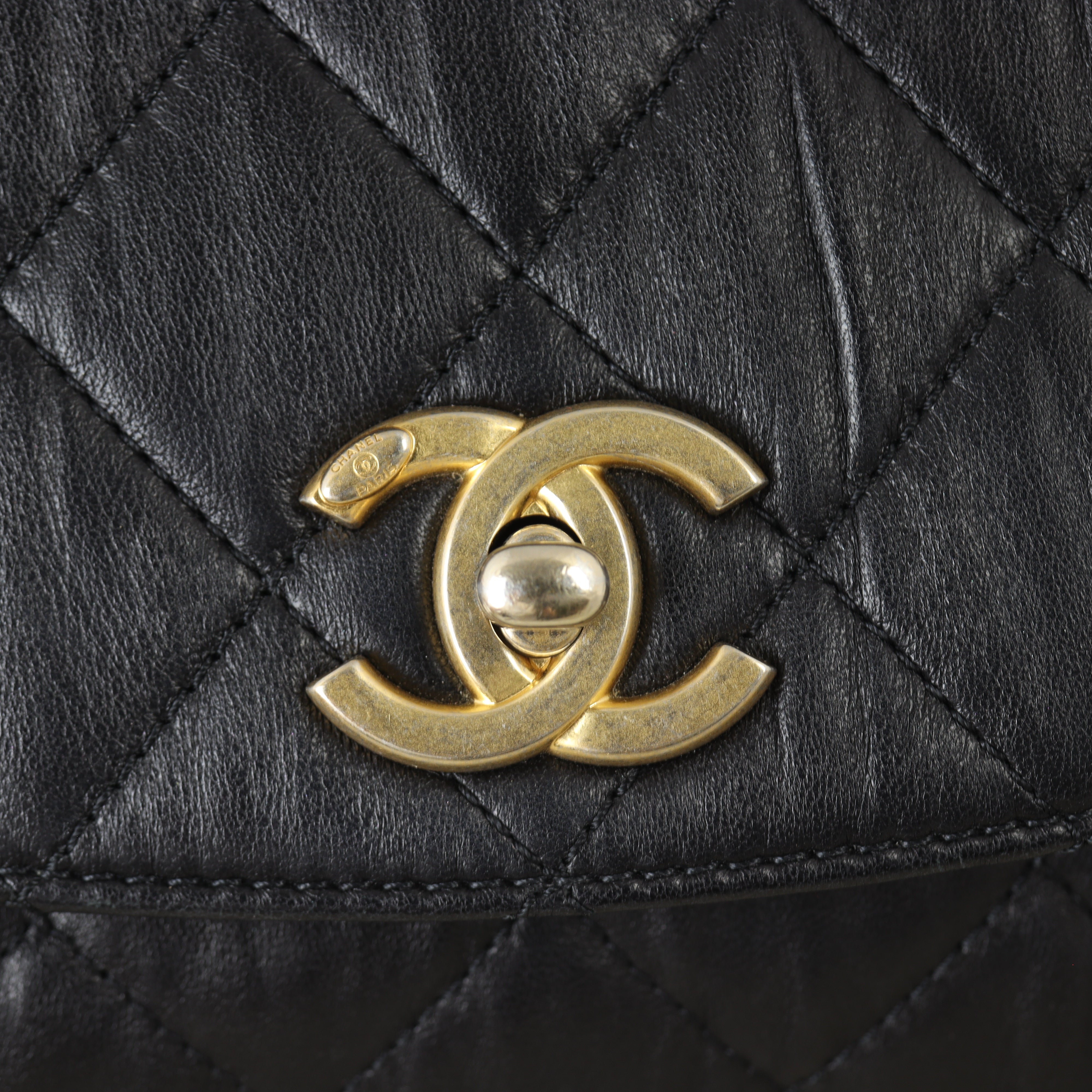 Chanel CC Wrapped Handle Bag Small