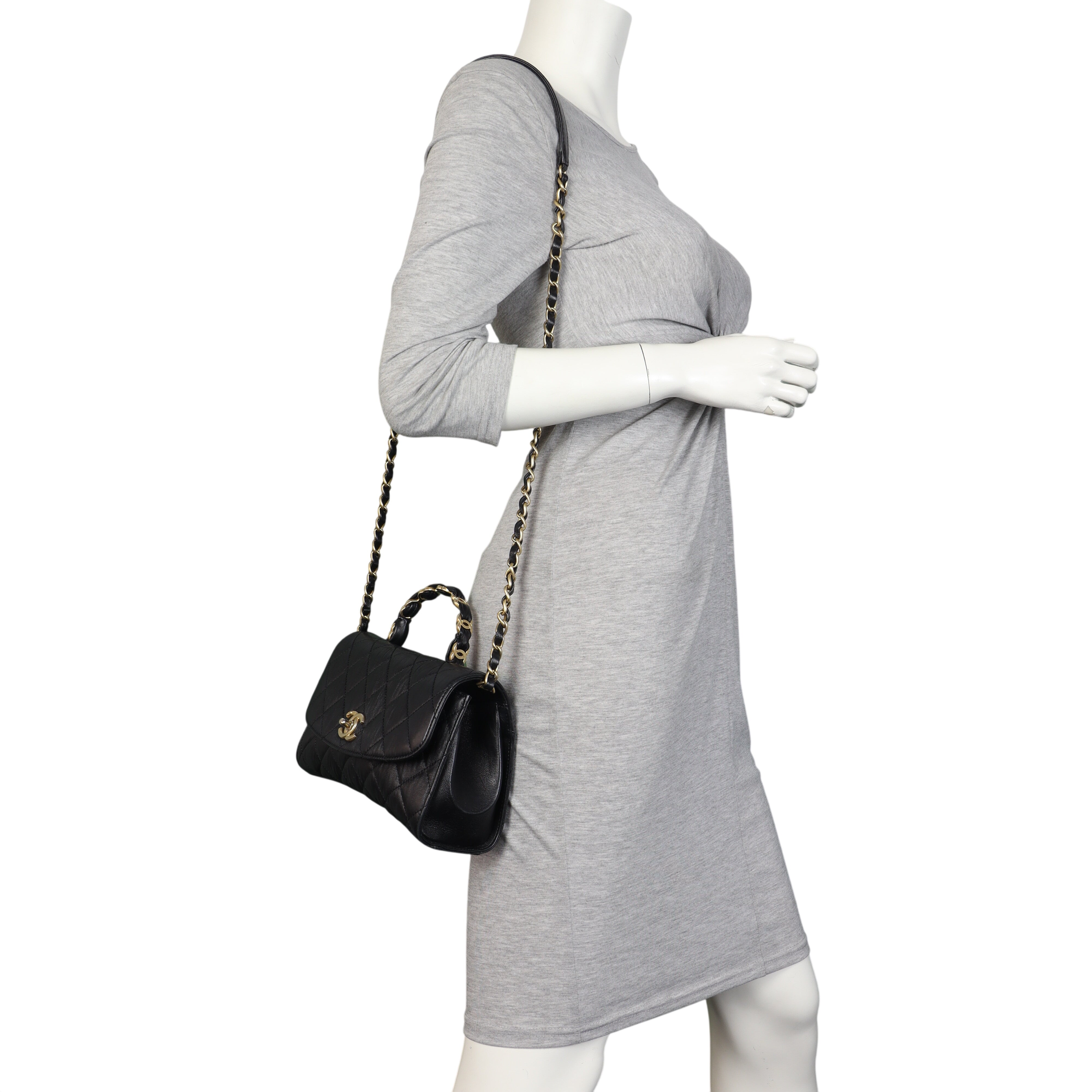 Chanel CC Wrapped Handle Bag Small