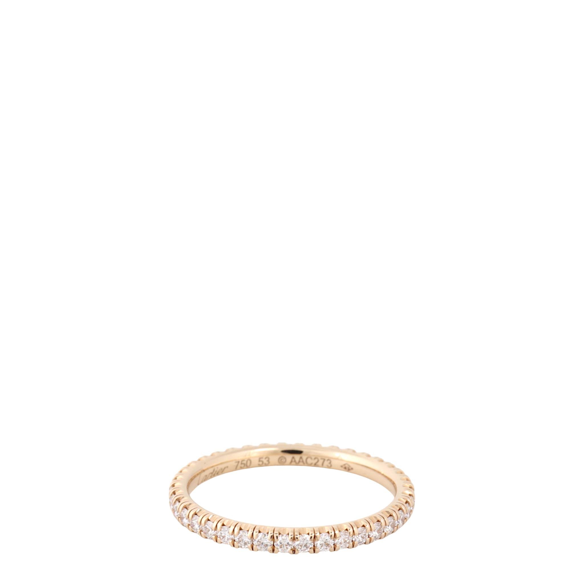 Cartier Etincelle de Cartier 18k Rose Gold Diamond Wedding Ring