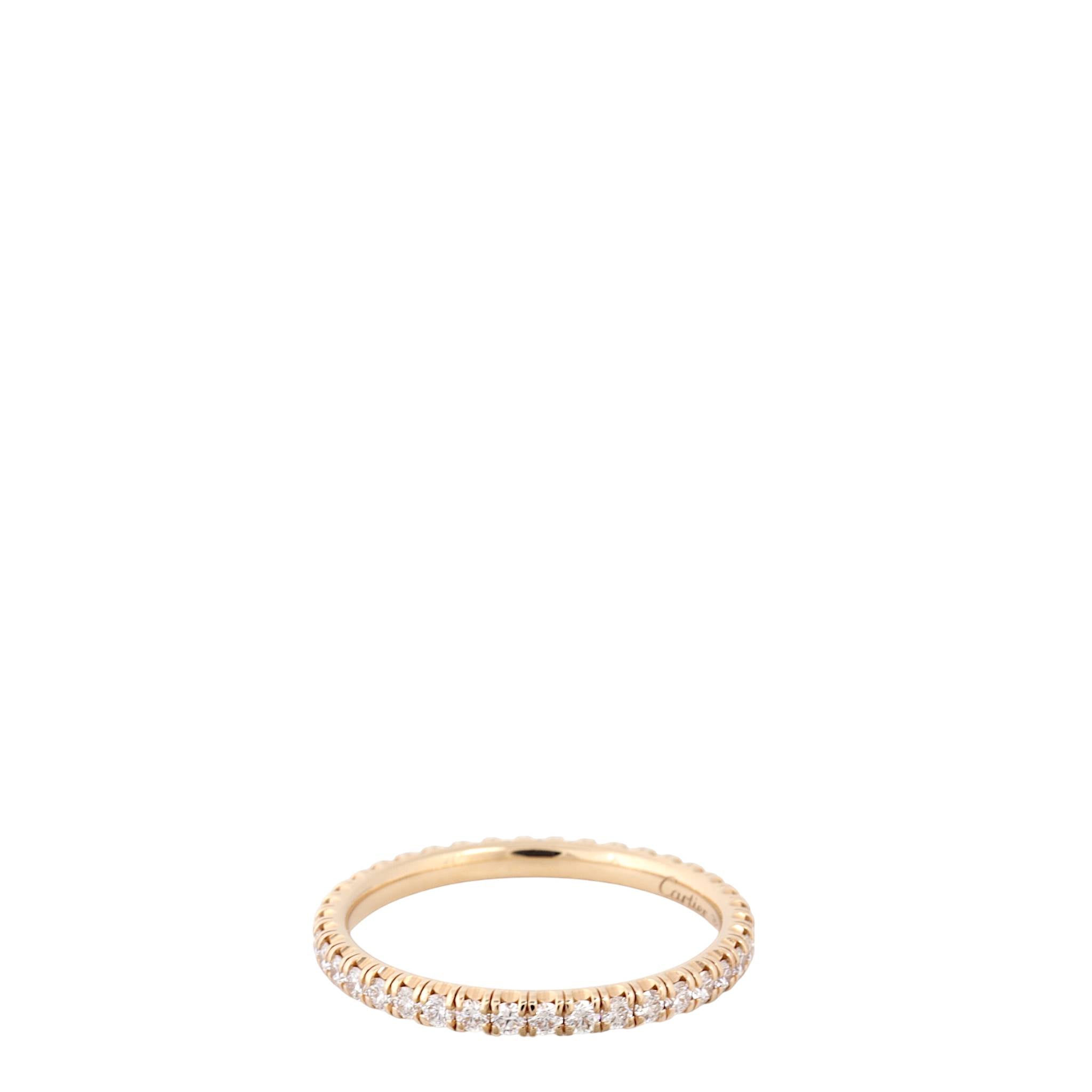 Cartier Etincelle de Cartier 18k Rose Gold Diamond Wedding Ring