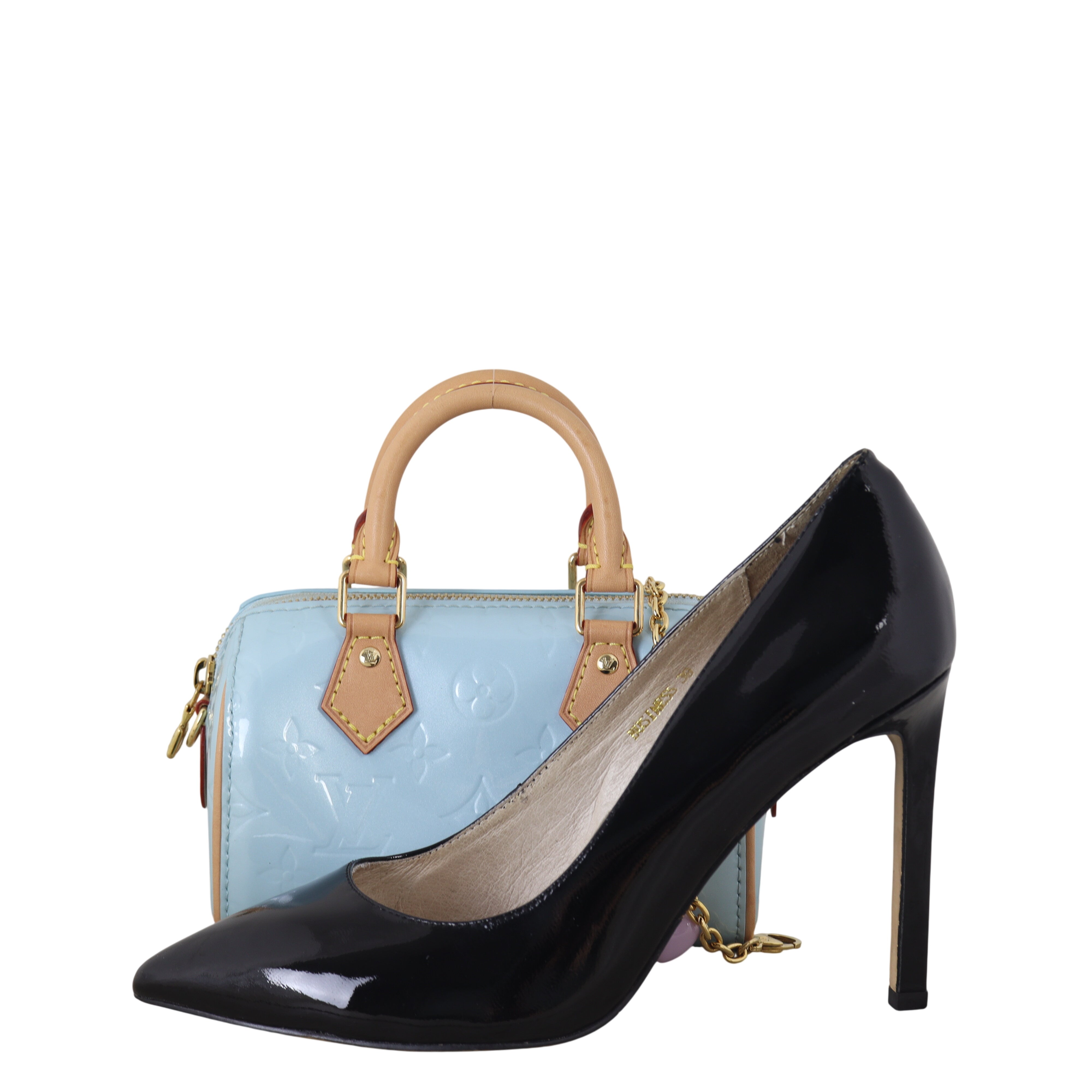 Louis Vuitton Nano Speedy Monogram Vernis