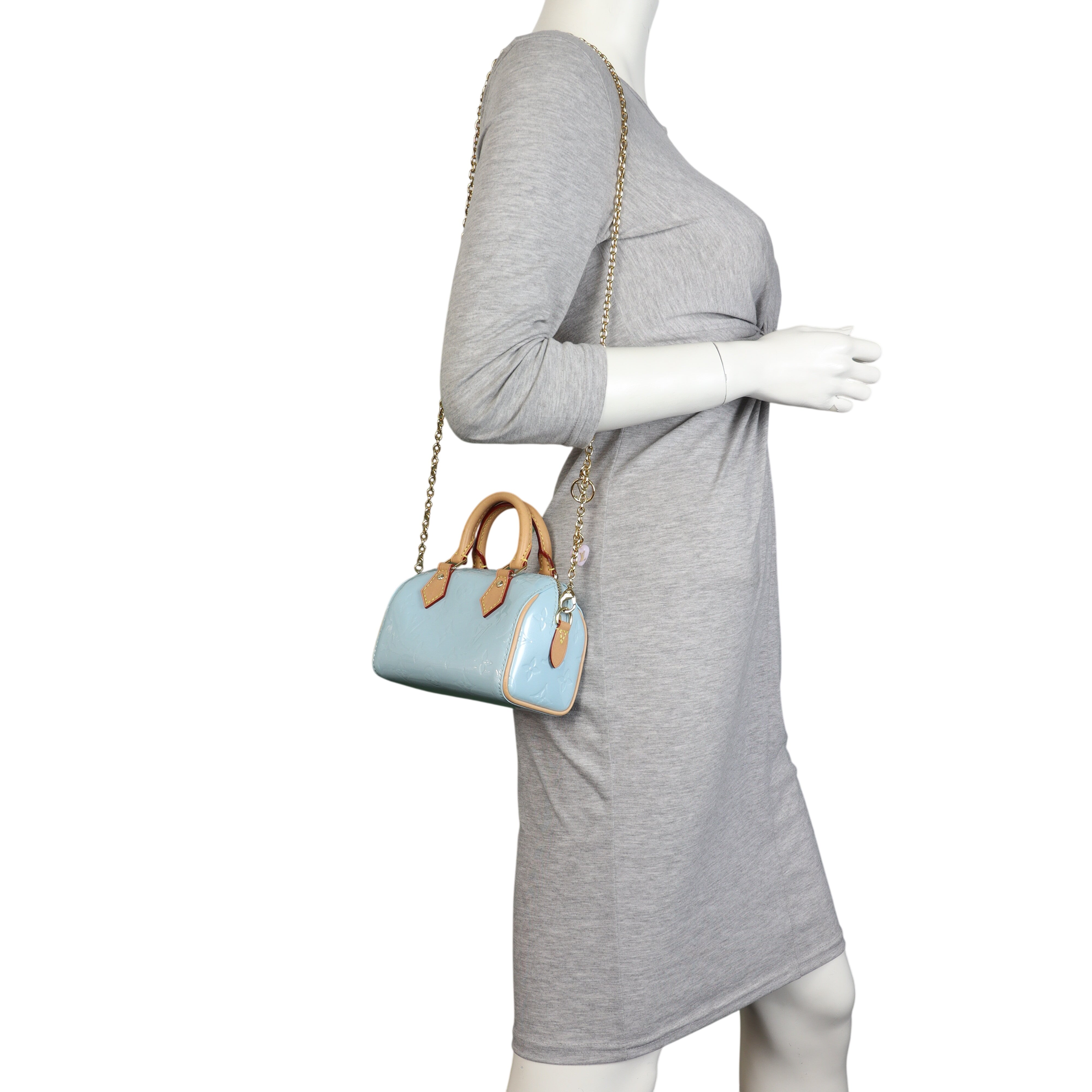 Louis Vuitton Nano Speedy Monogram Vernis