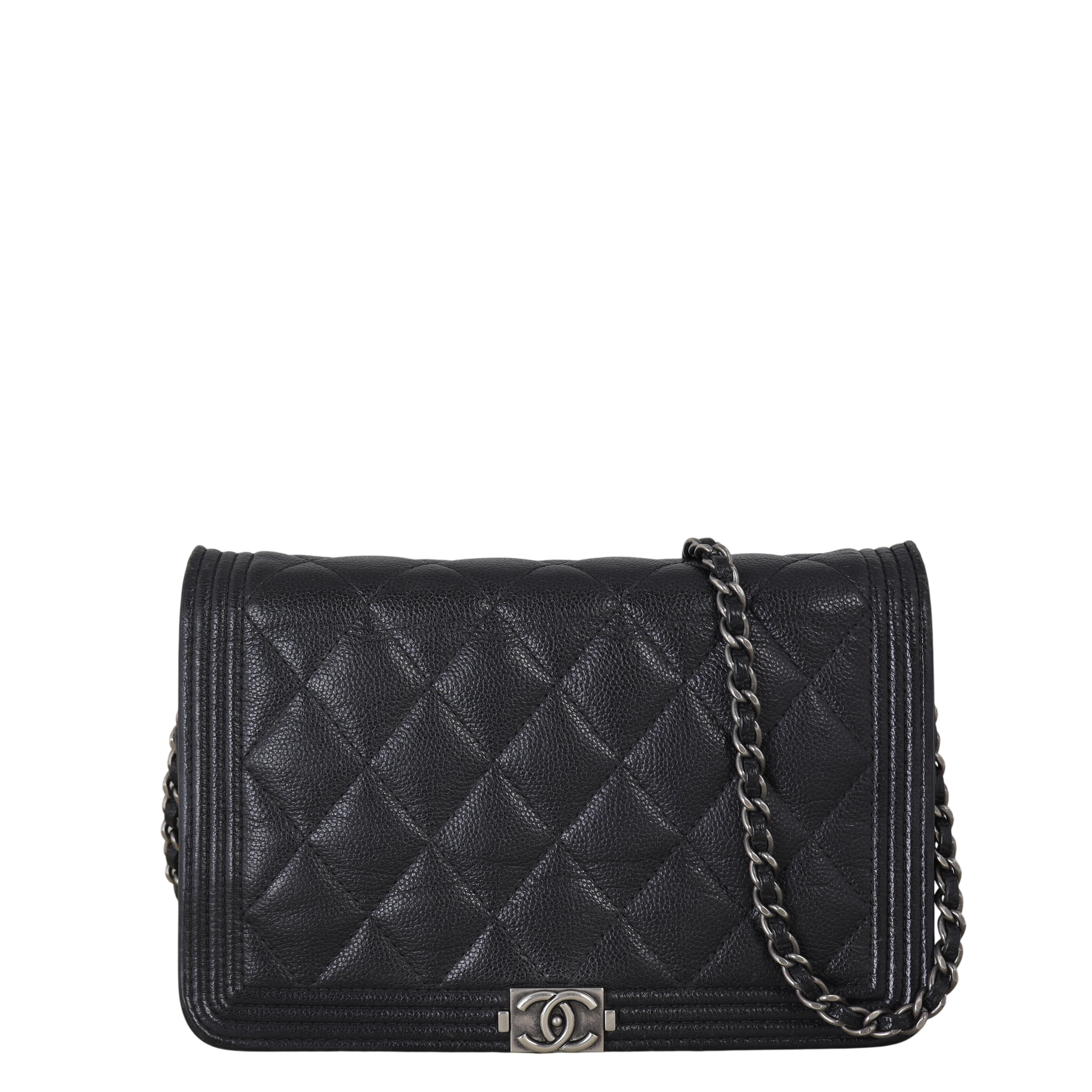 Chanel Boy Wallet on Chain Chevron