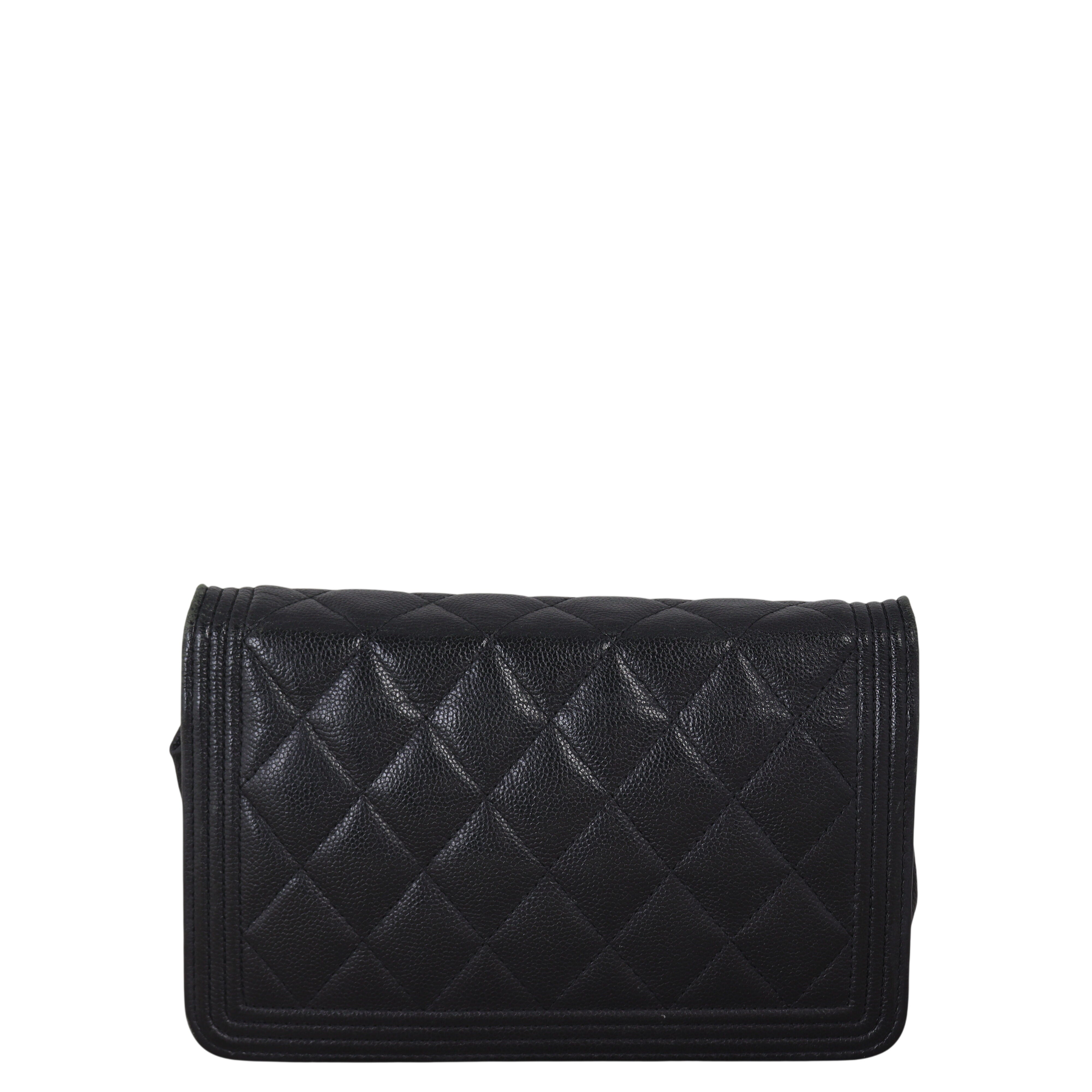Chanel Boy Wallet on Chain Chevron