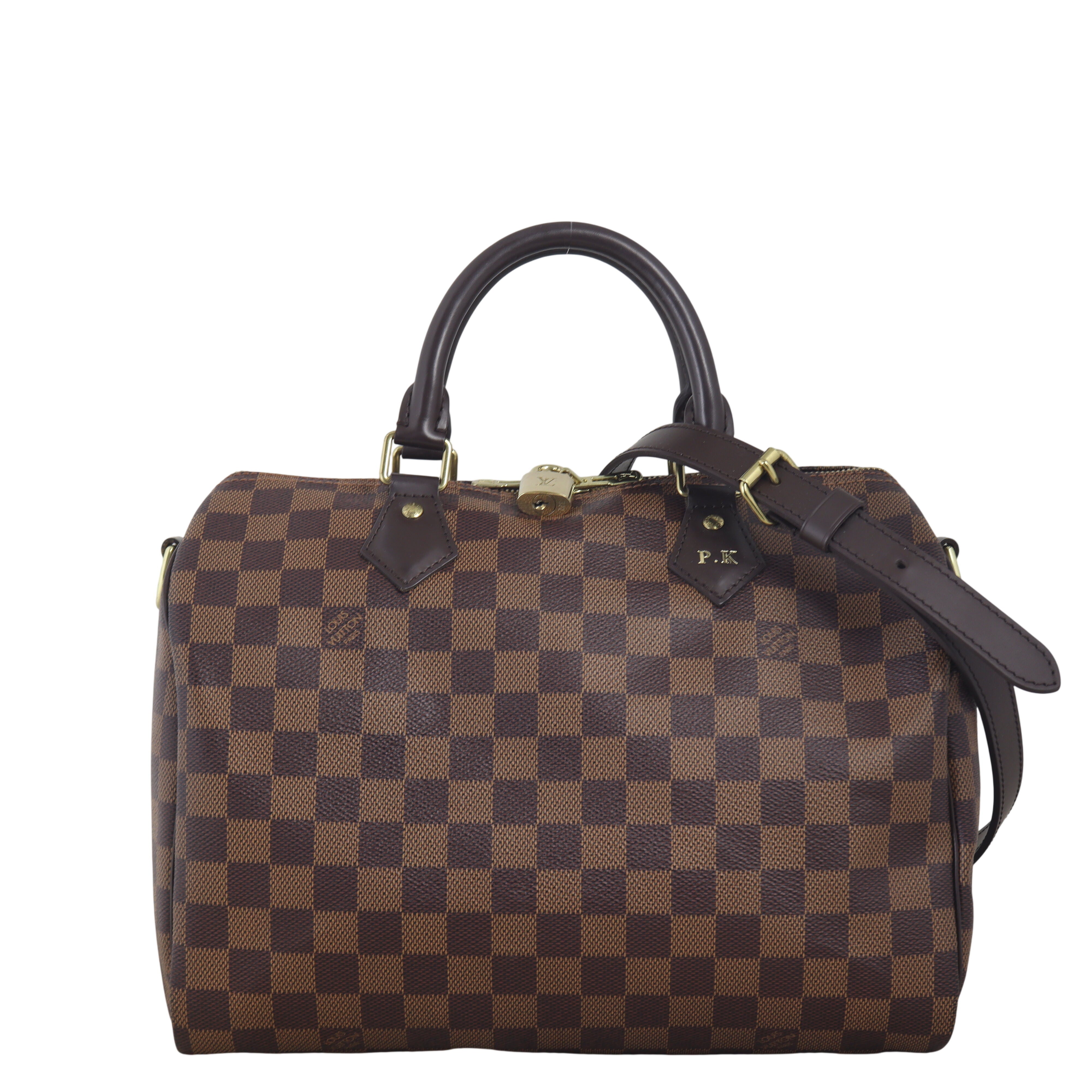 Louis Vuitton Speedy 30 Bandouliere Damier Ebene