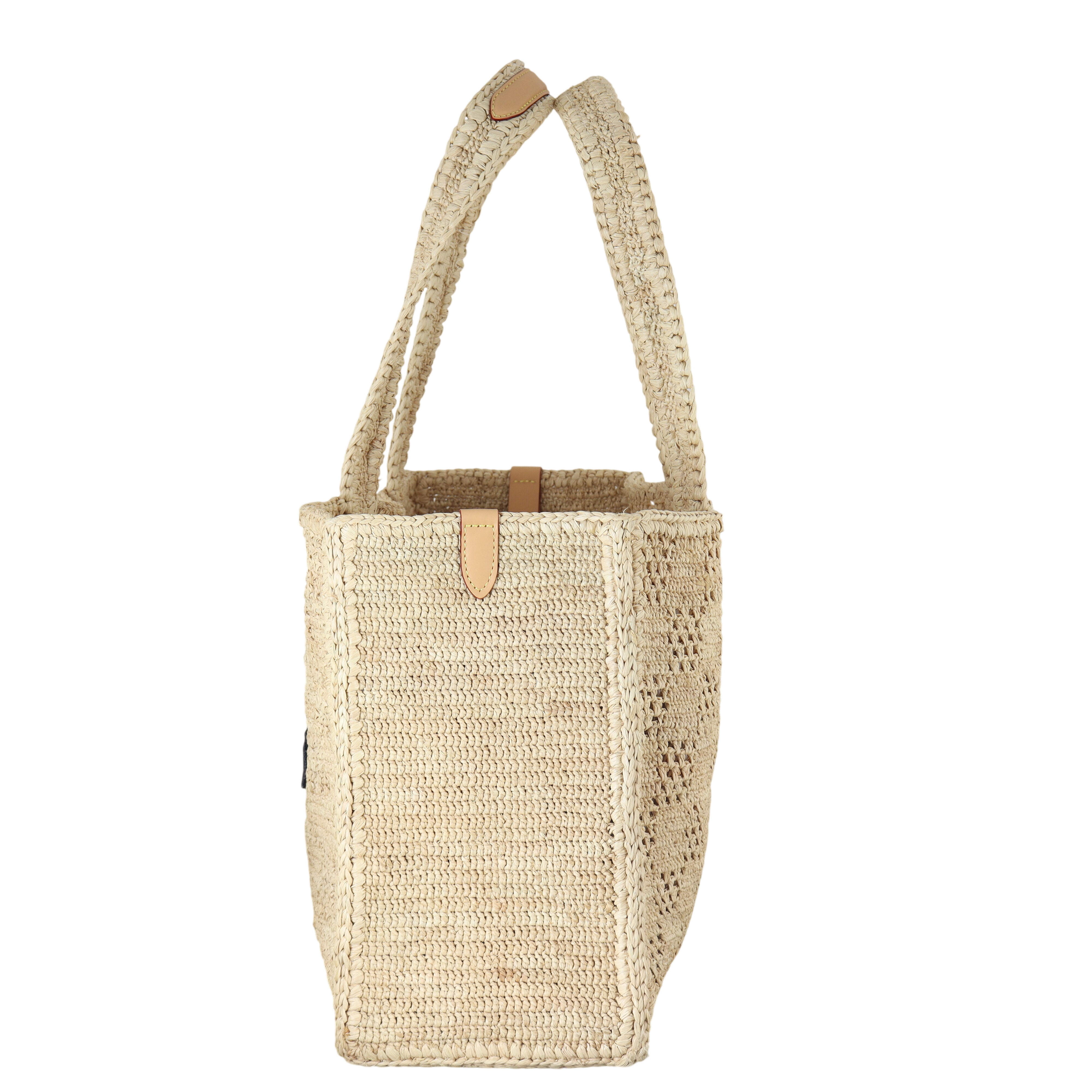 Louis Vuitton Summer Shopper Tote MM Raffia
