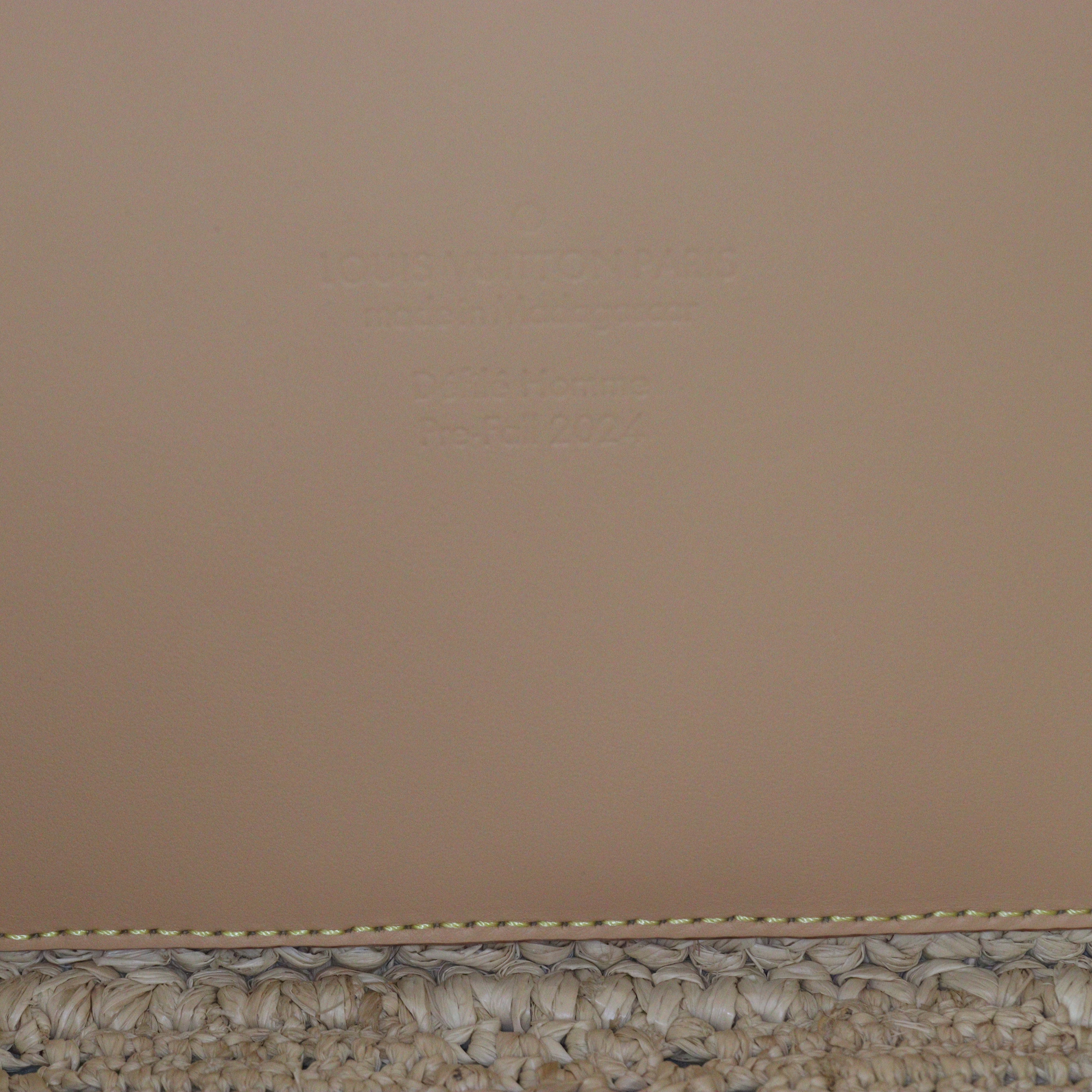 Louis Vuitton Summer Shopper Tote MM Raffia