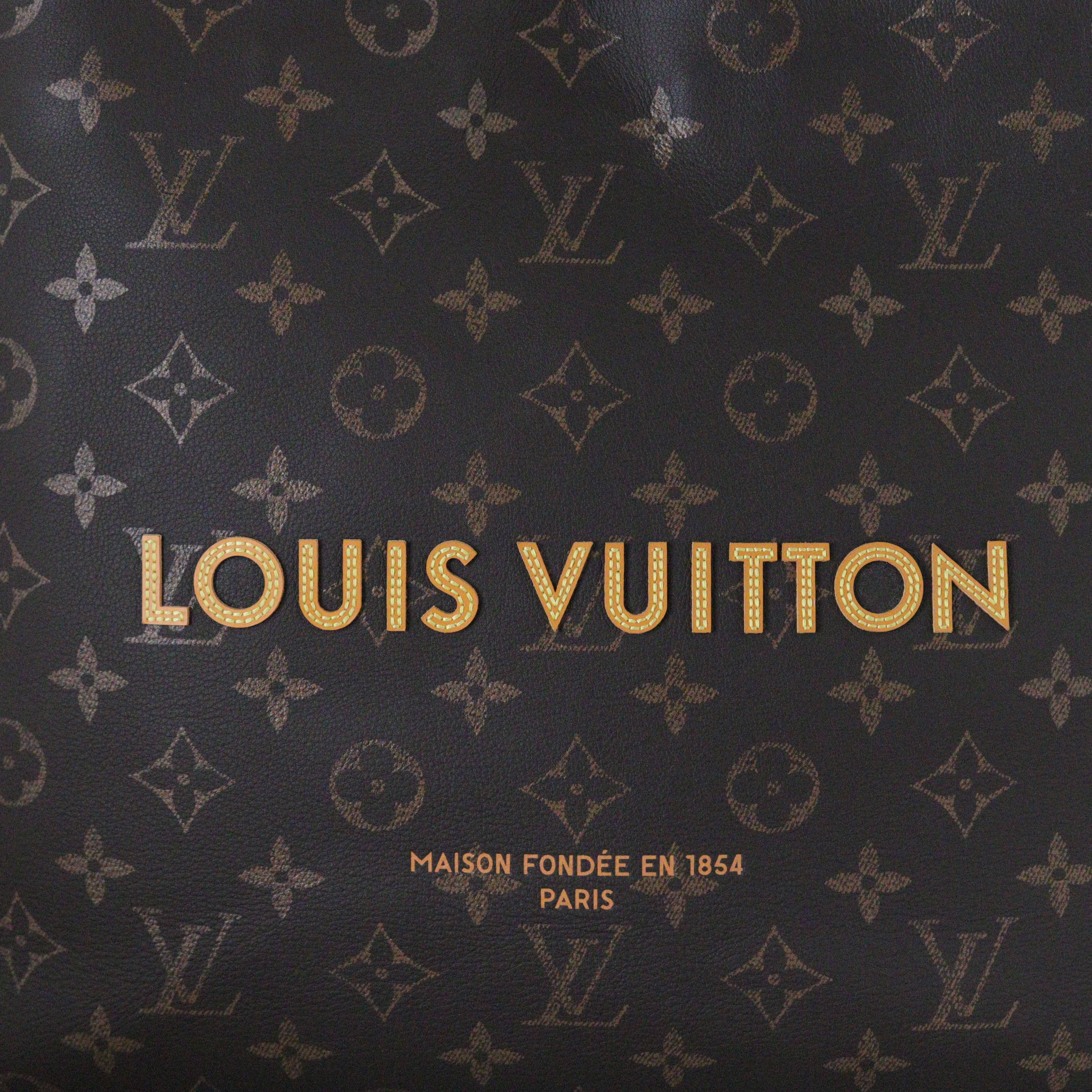 Louis Vuitton Shopper Tote MM Monogram Leather