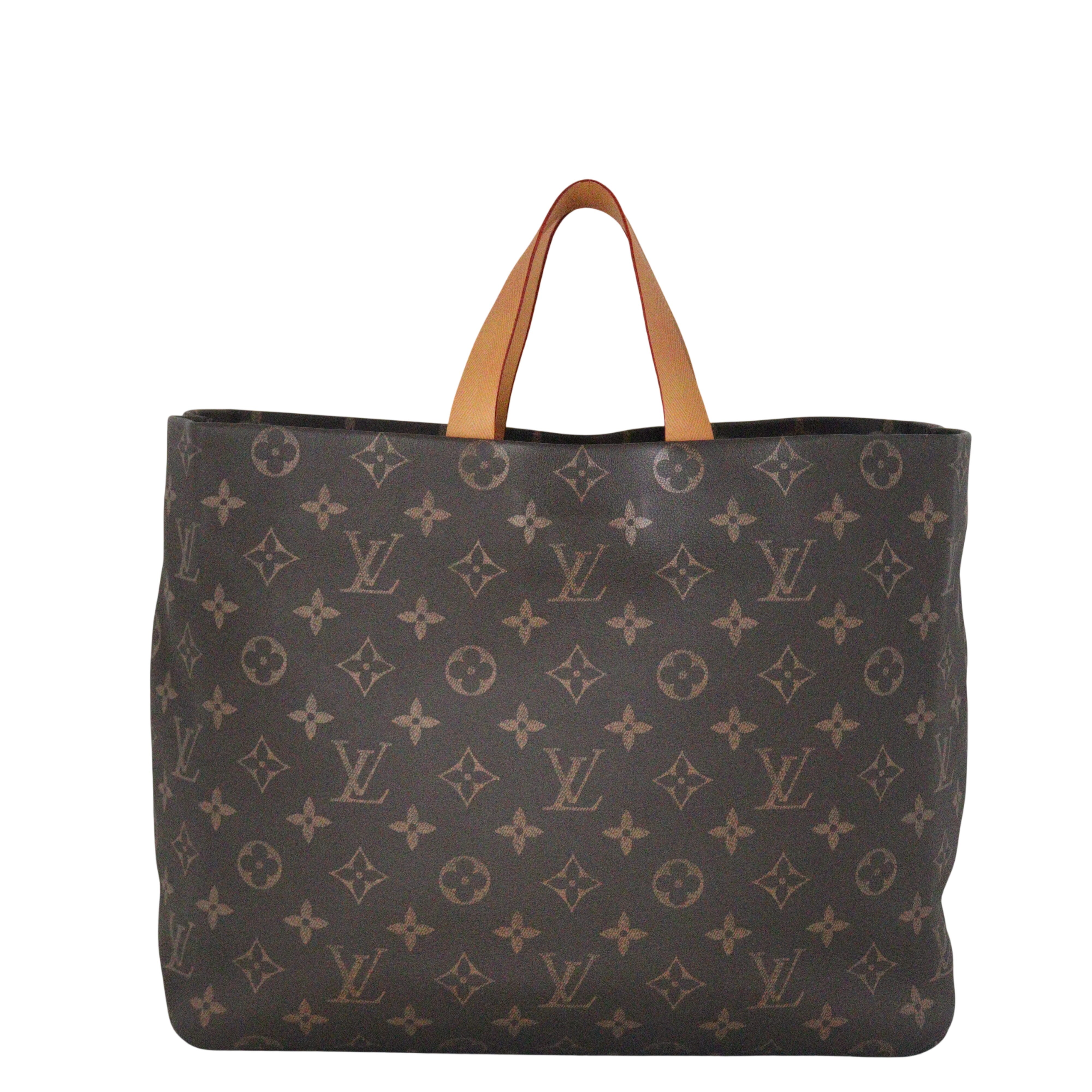 Louis Vuitton Shopper Tote MM Monogram Leather