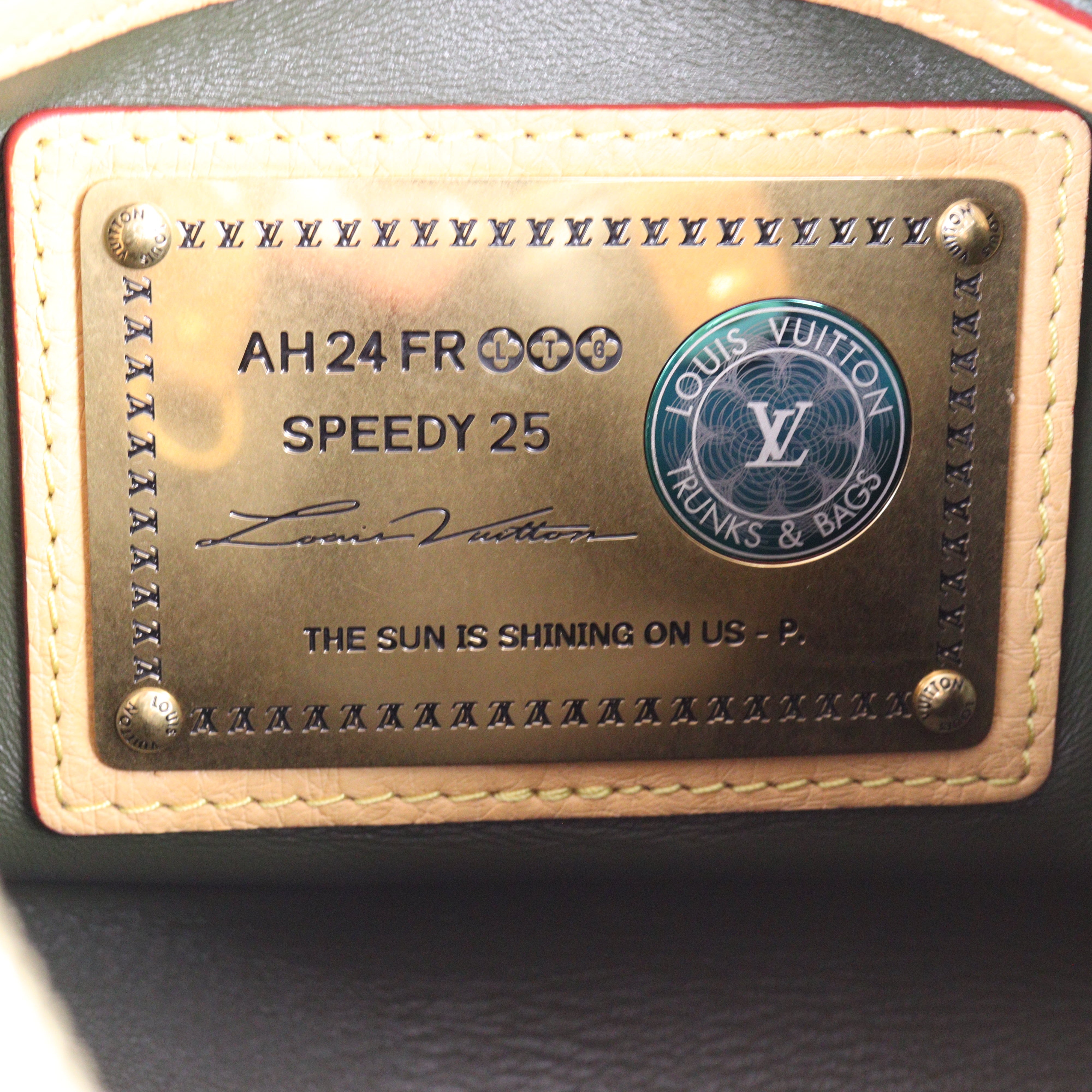 Louis Vuitton Speedy P9 25 Bandouliere Monogram Ostrich