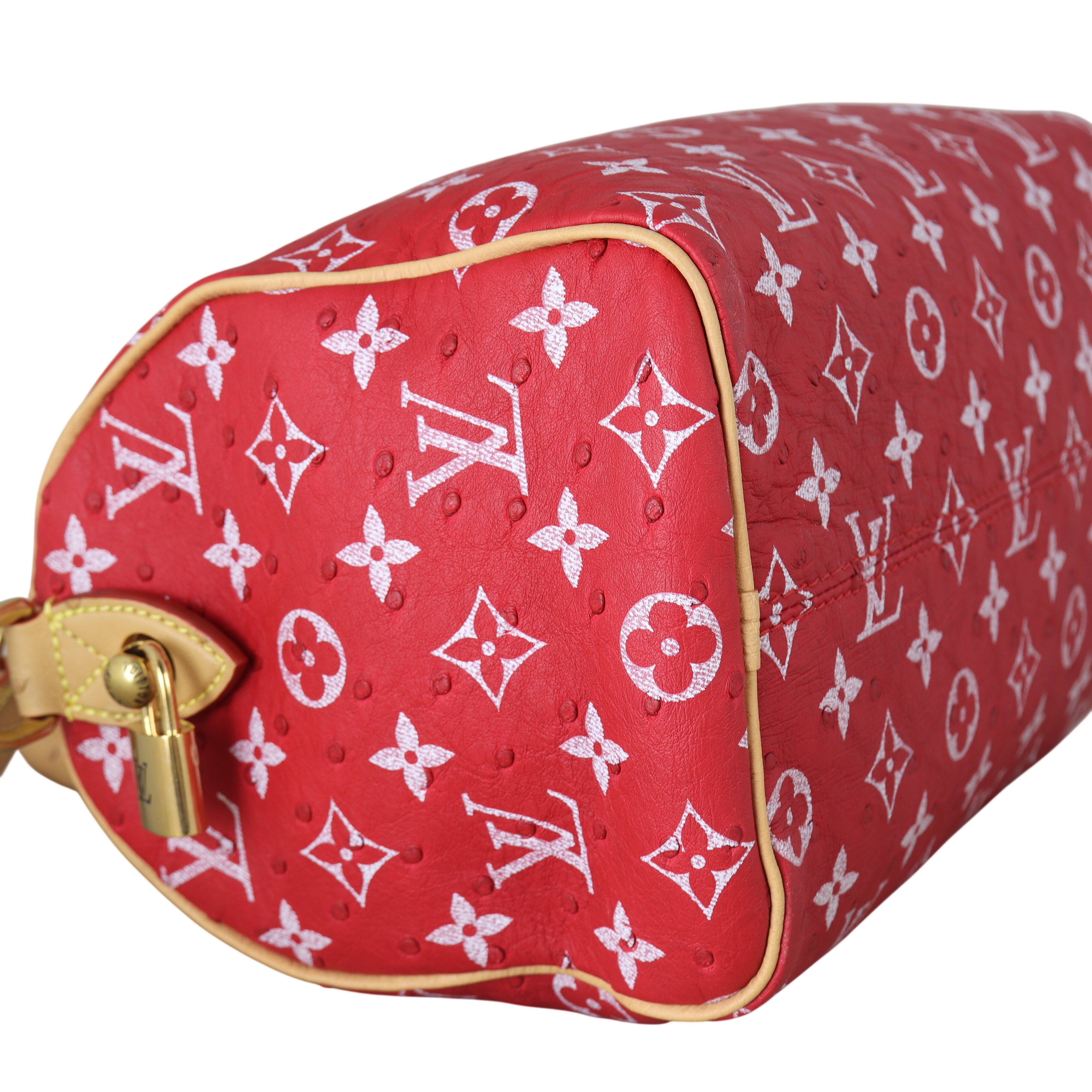 Louis Vuitton Speedy P9 25 Bandouliere Monogram Ostrich