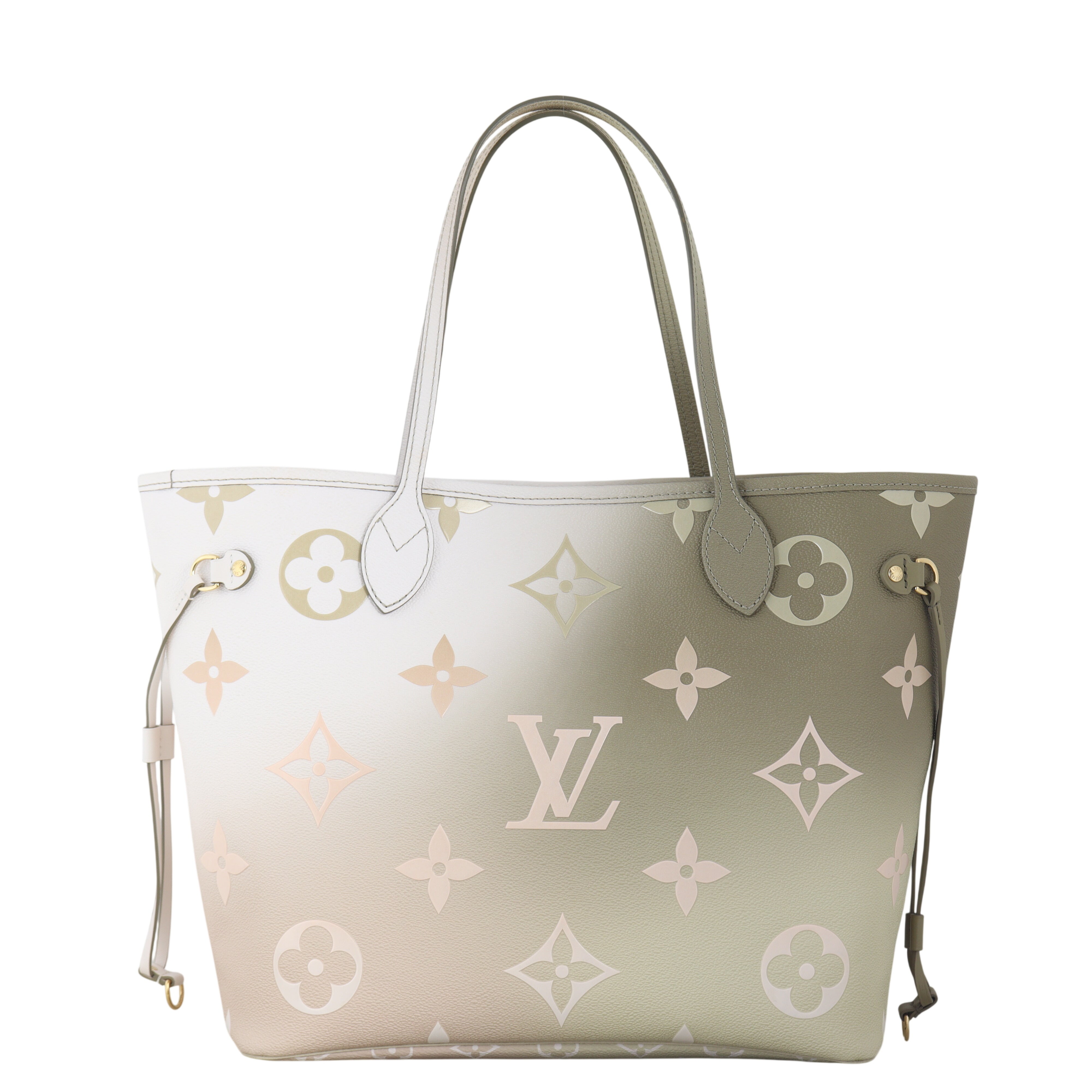 Louis Vuitton Neverfull MM Monogram Giant Sunset Khaki