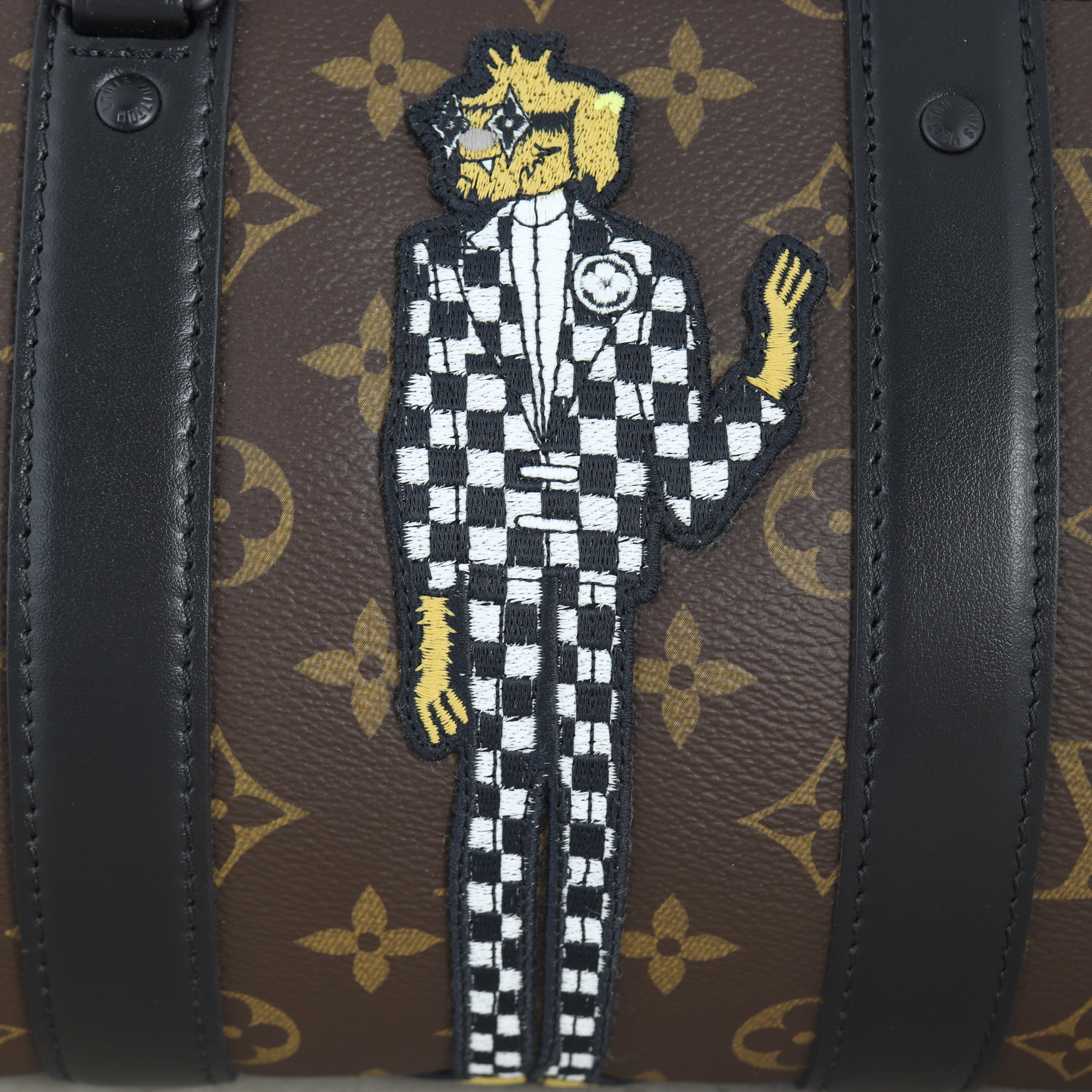 Louis Vuitton City Keepall Monogram Macassar Zoom with Friends