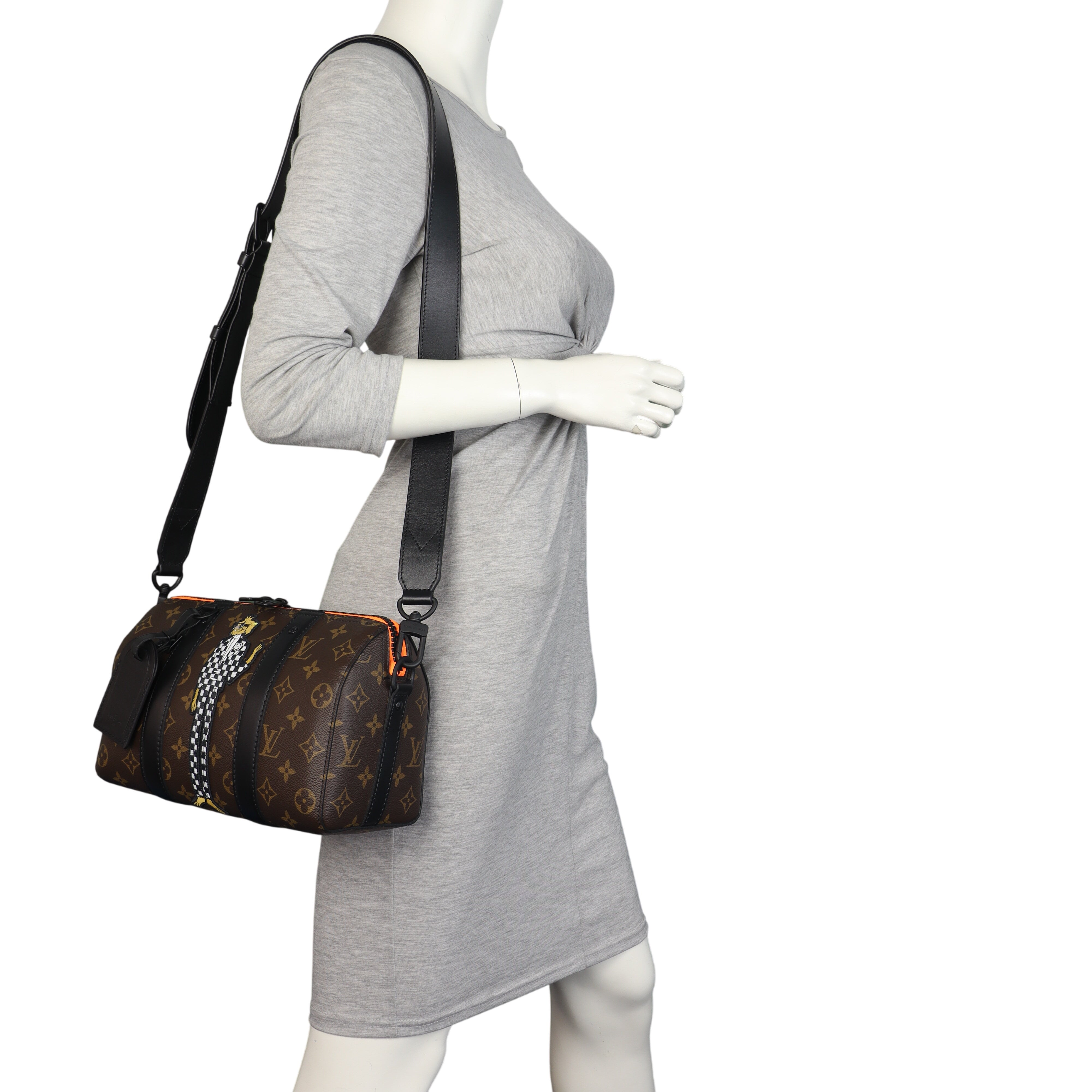 Louis Vuitton City Keepall Monogram Macassar Zoom with Friends