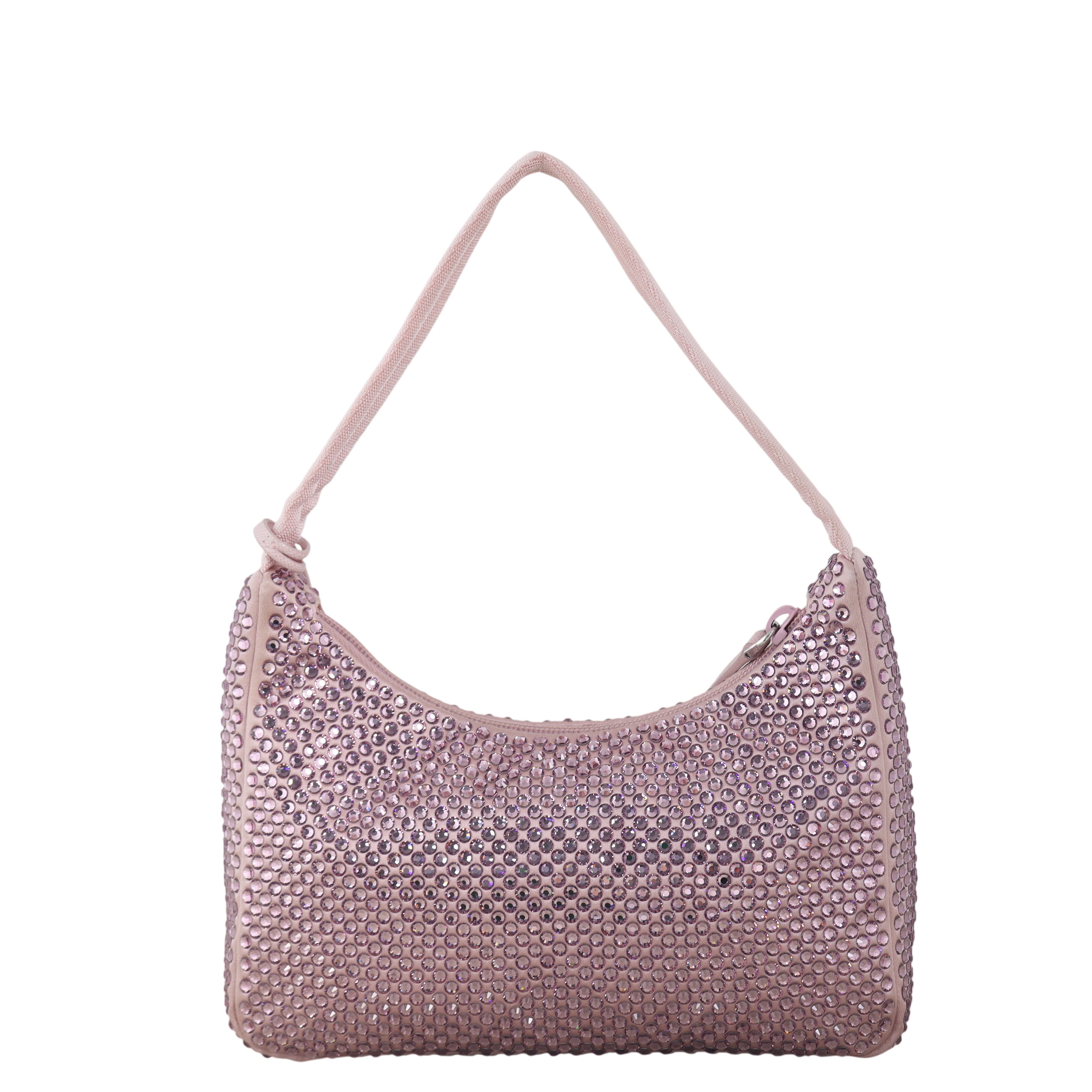 Prada Re-Edition 2000 Satin Crystal Mini Bag