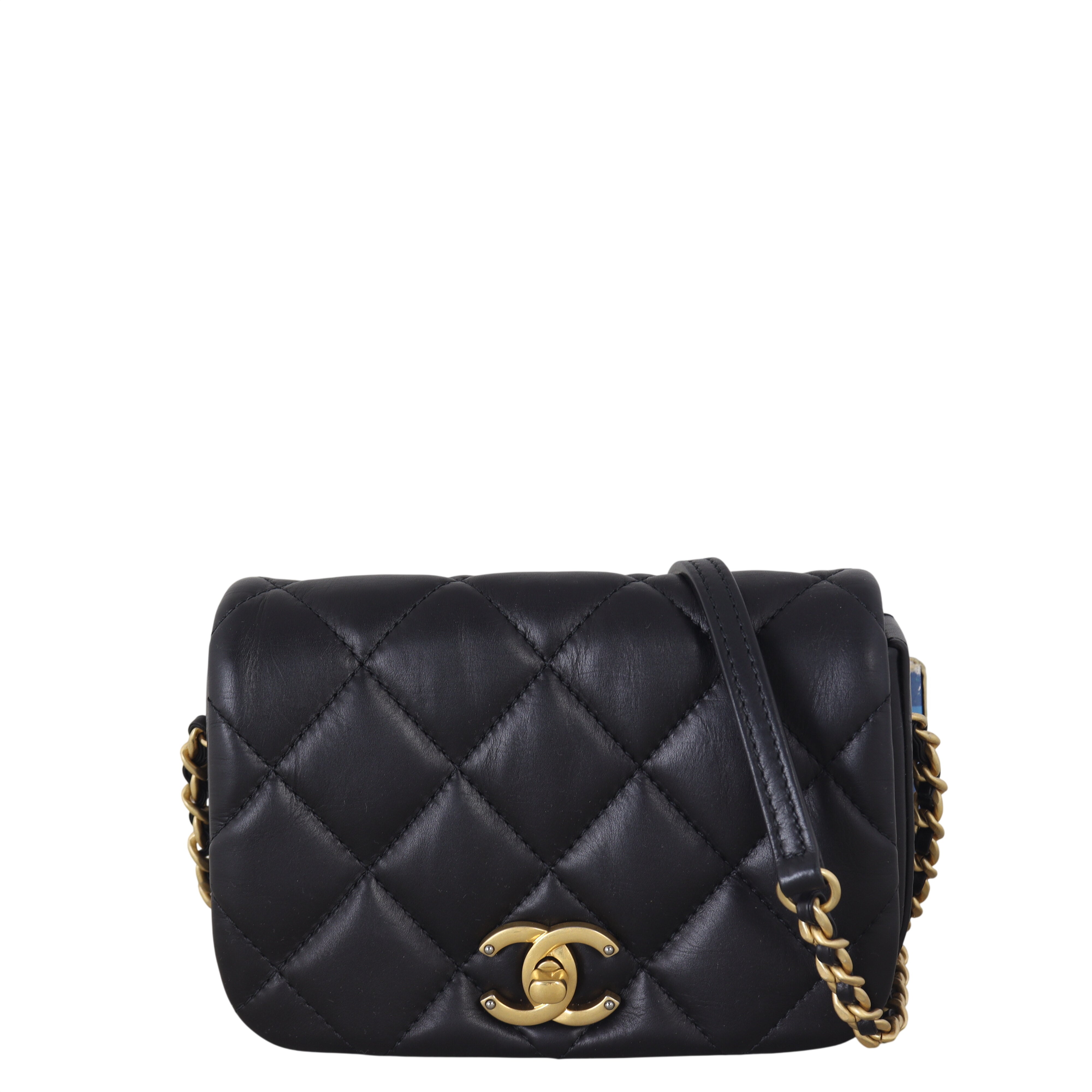 Chanel Nailed CC Flap Bag Mini