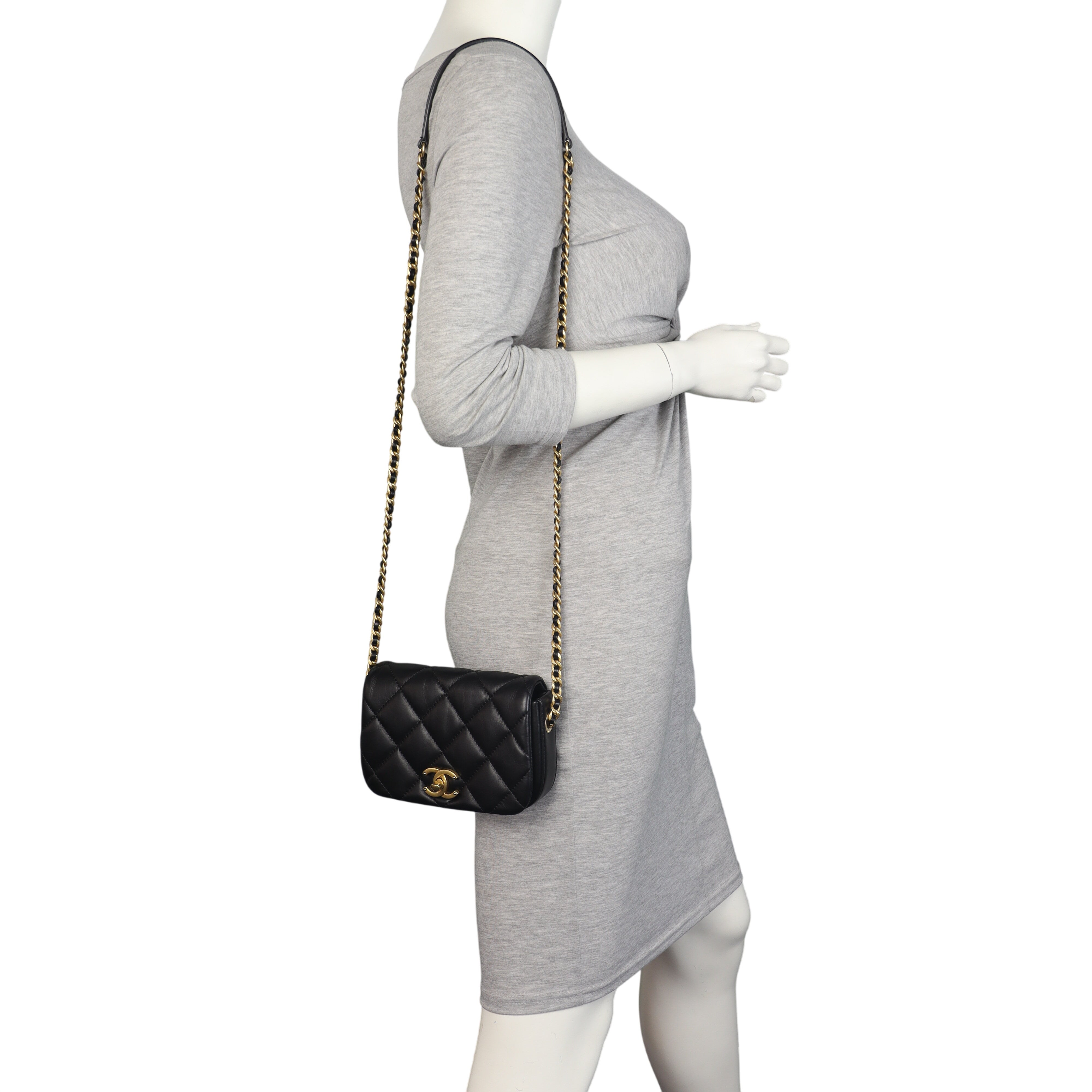 Chanel Nailed CC Flap Bag Mini