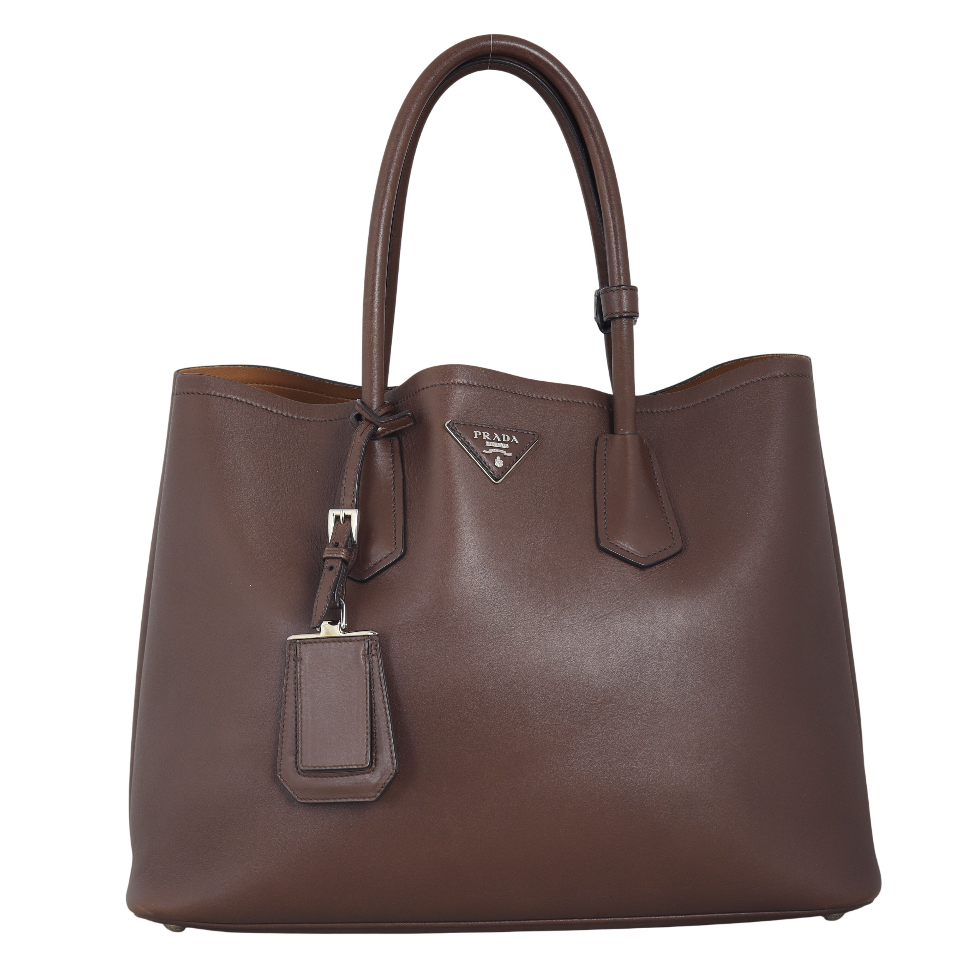 Prada City Calf Double Bag Medium