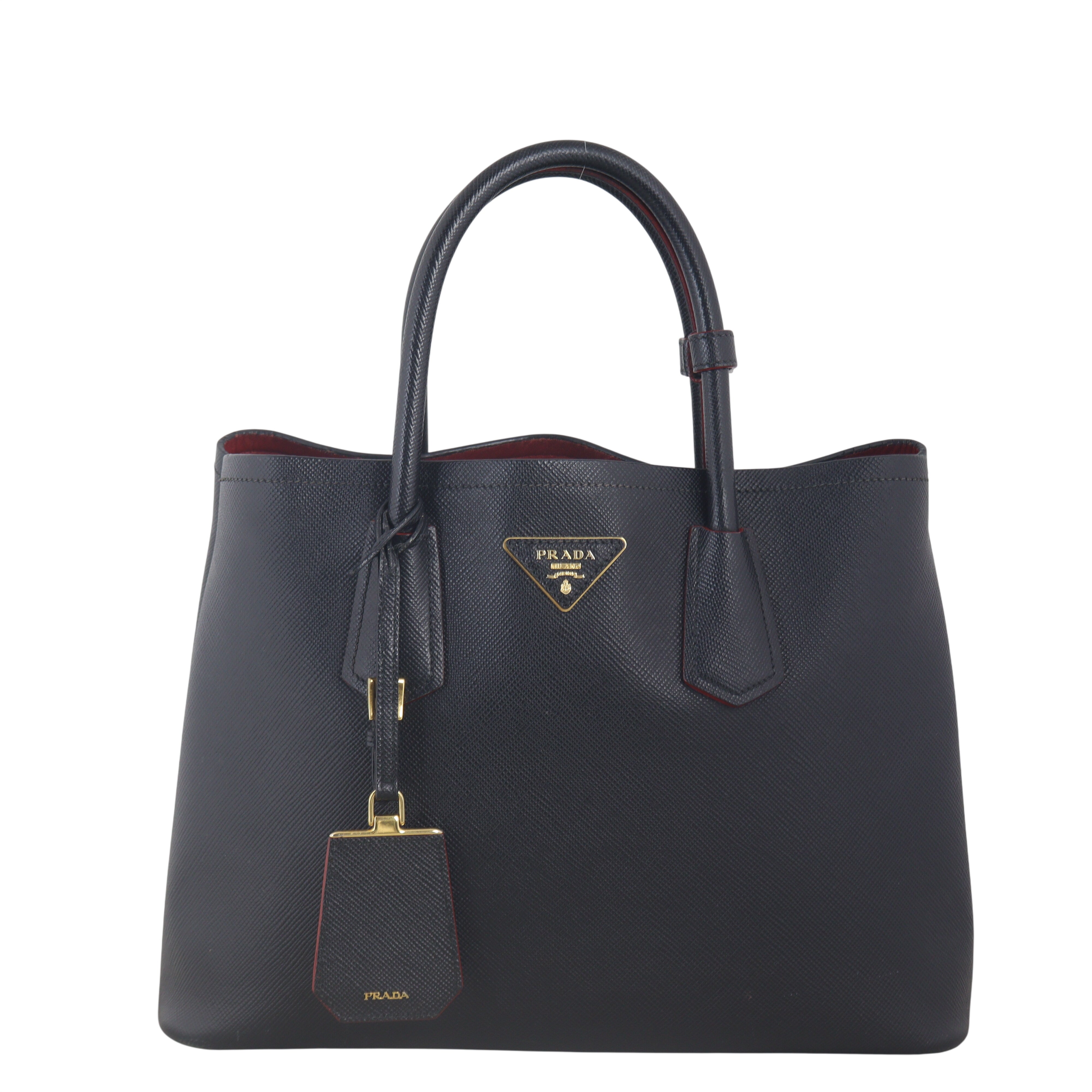 Prada Saffiano Cuir Double Bag Medium