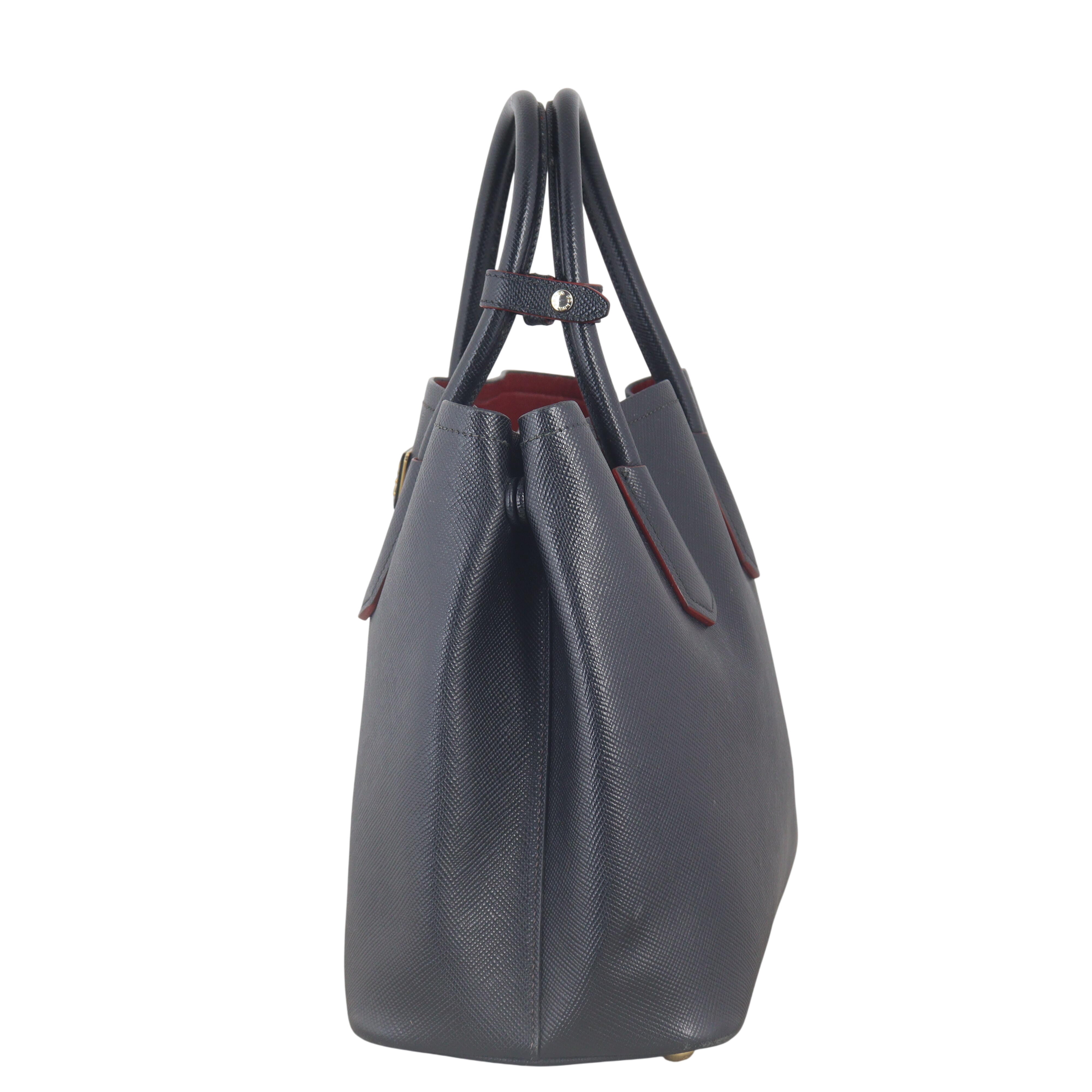 Prada Saffiano Cuir Double Bag Medium