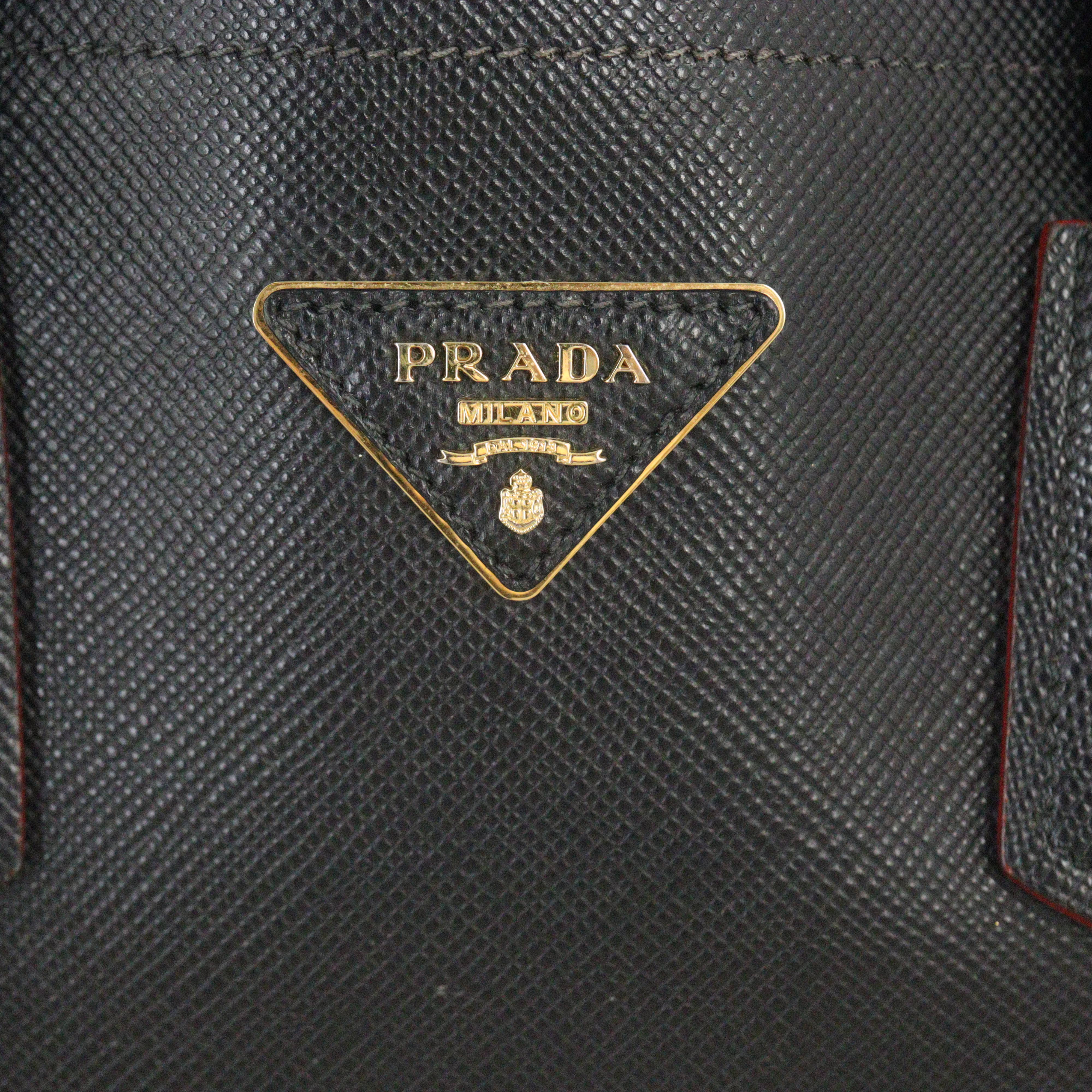 Prada Saffiano Cuir Double Bag Medium