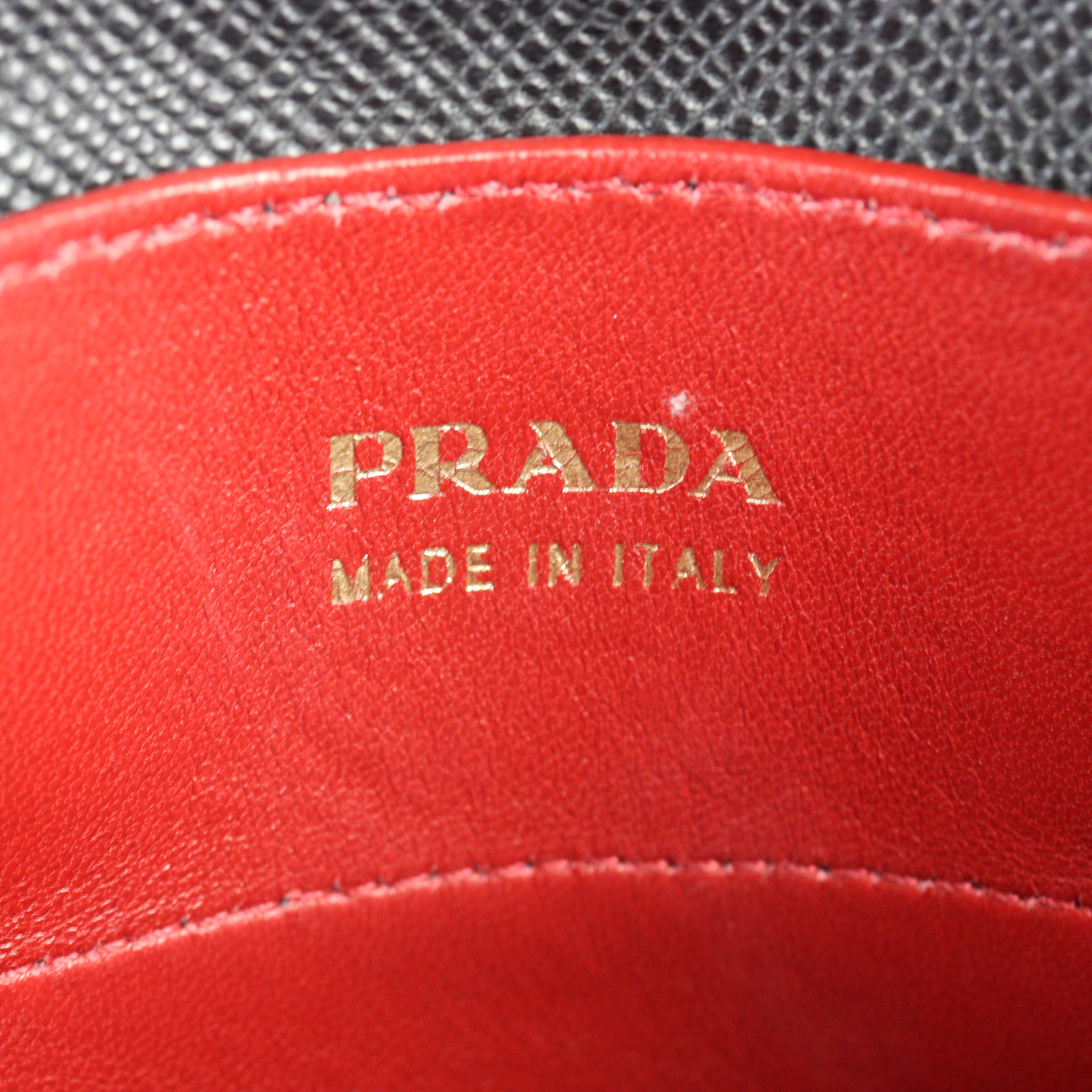 Prada Saffiano Cuir Double Bag Medium